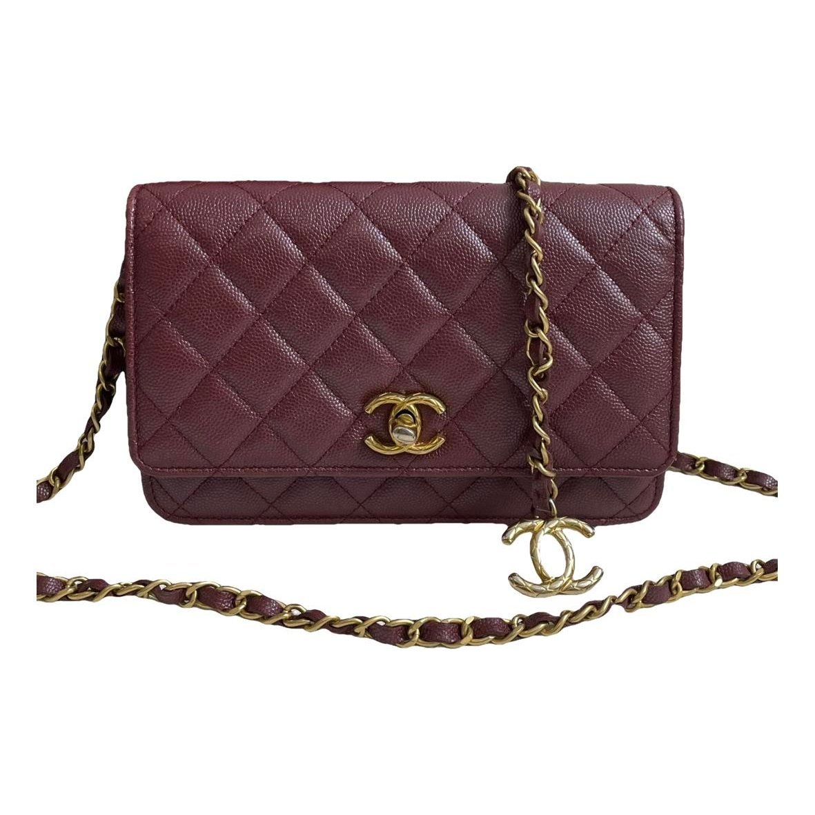 Wallet On Chain Timeless/Classique leather crossbody bag
