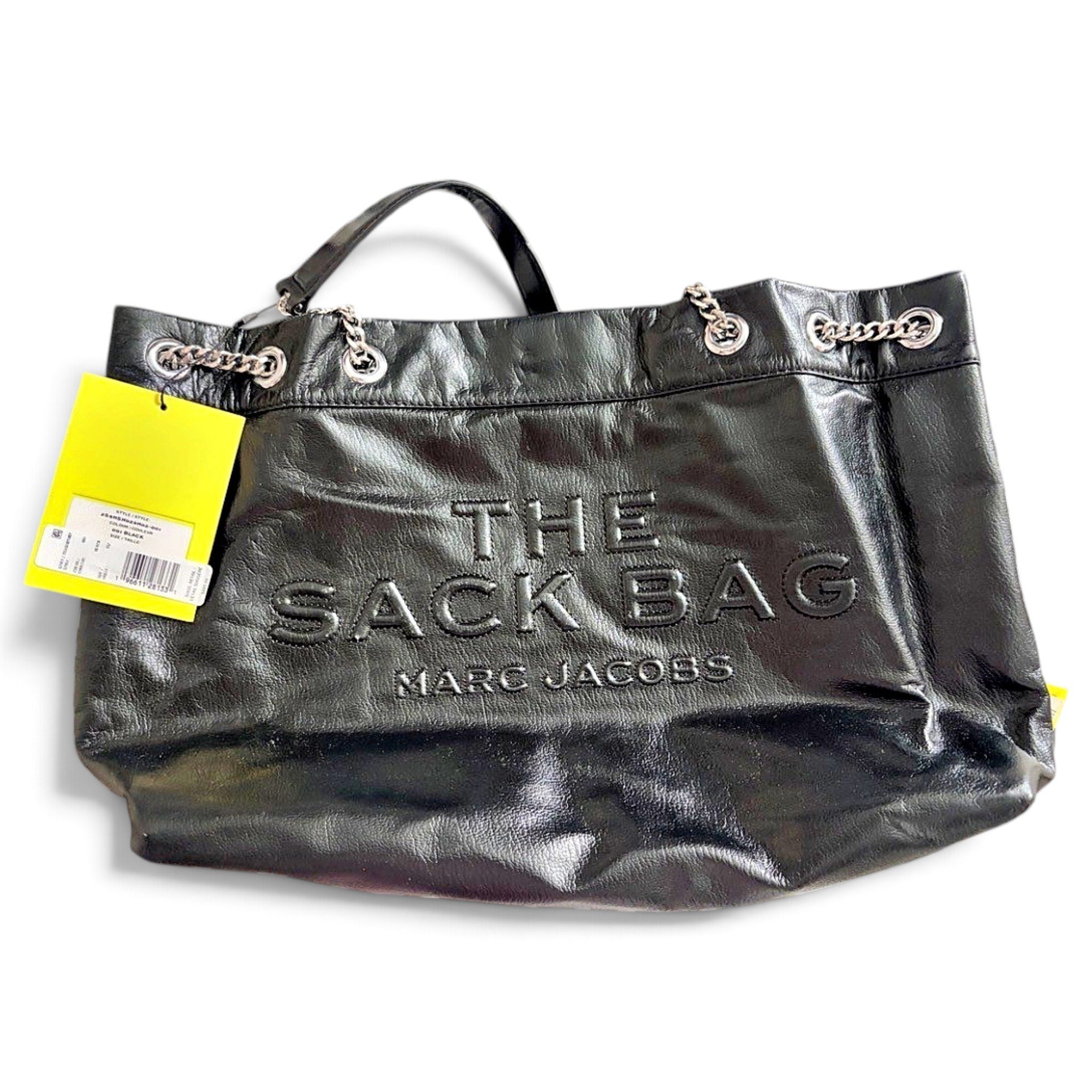 Patent leather handbag