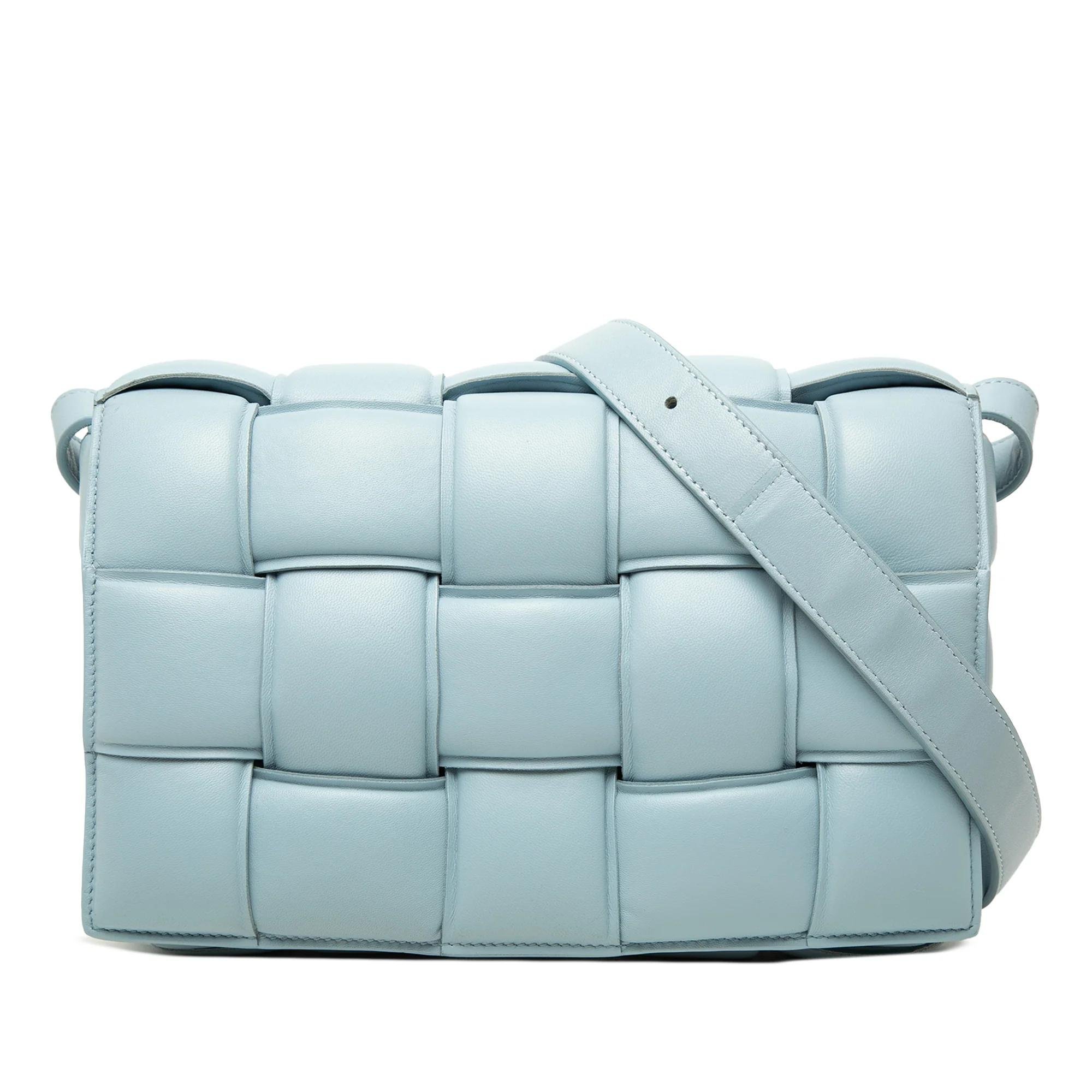 Cassette leather handbag