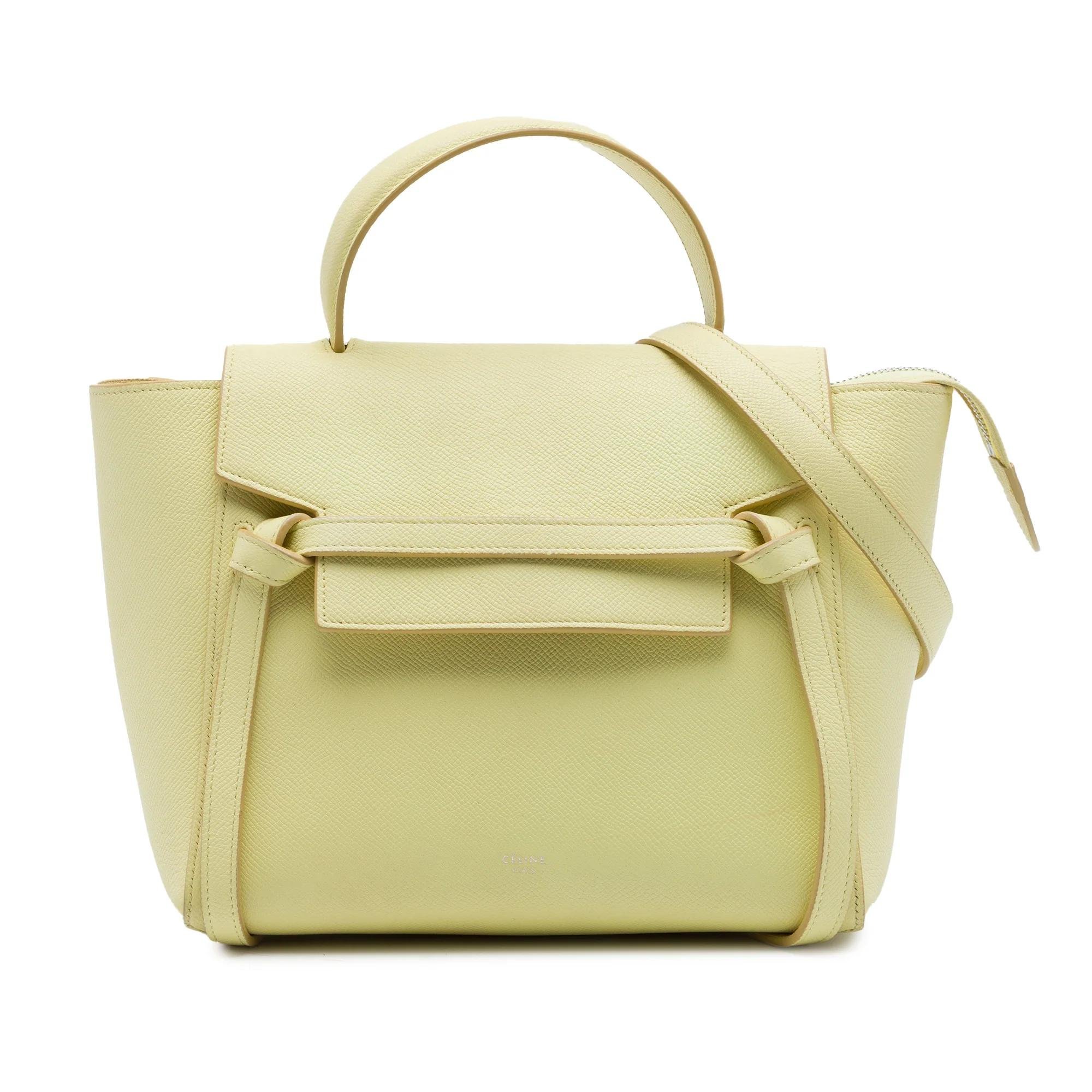 Belt pony-style calfskin handbag
