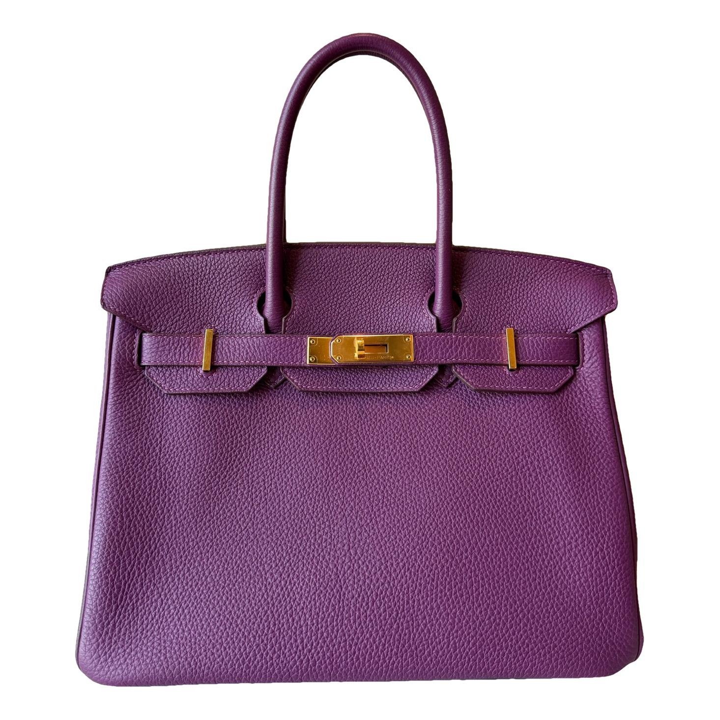 Hermes Birkin 30 Handbag Anemone Togo Leather
