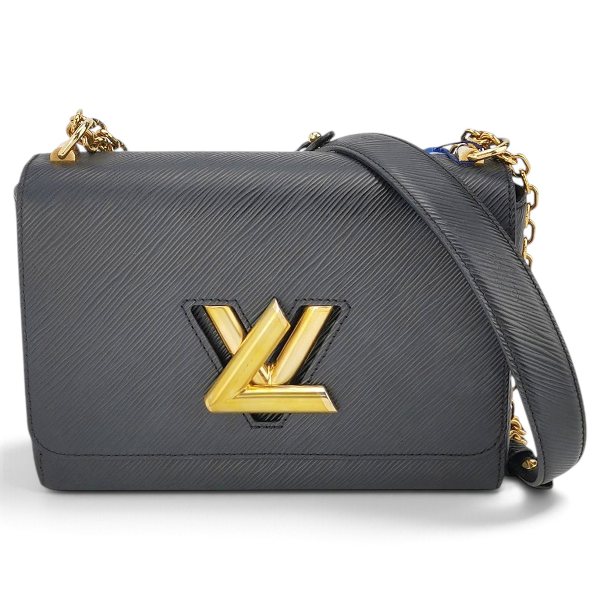Twist leather crossbody bag