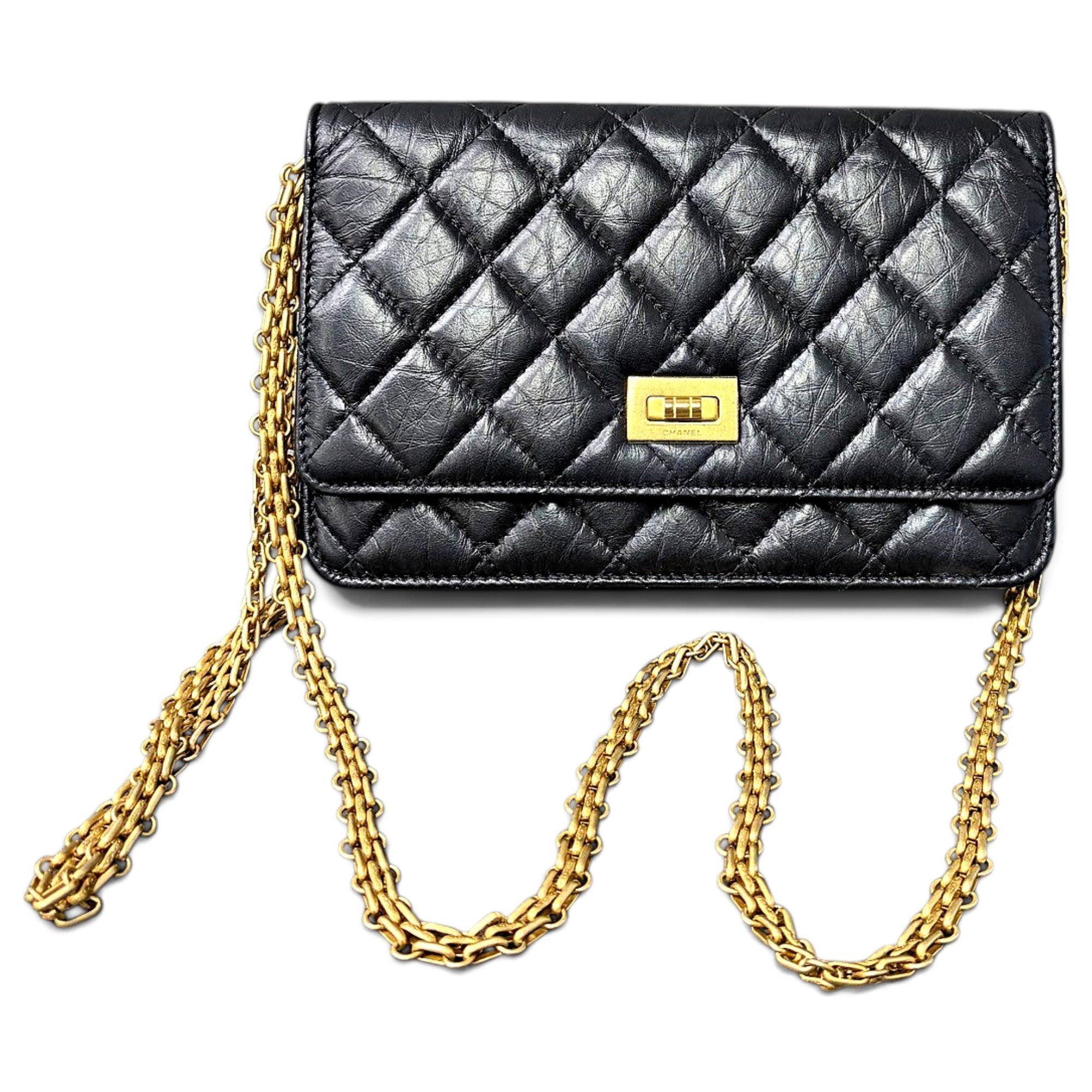 Wallet On Chain 2.55 leather handbag
