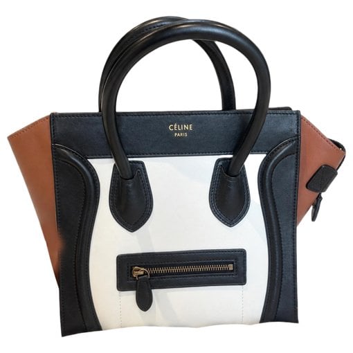 Luggage leather tote