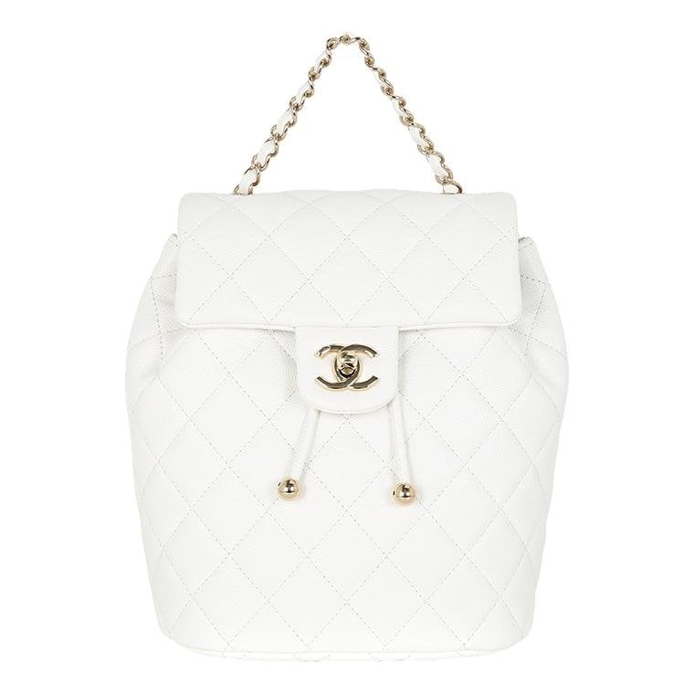 Leather backpack