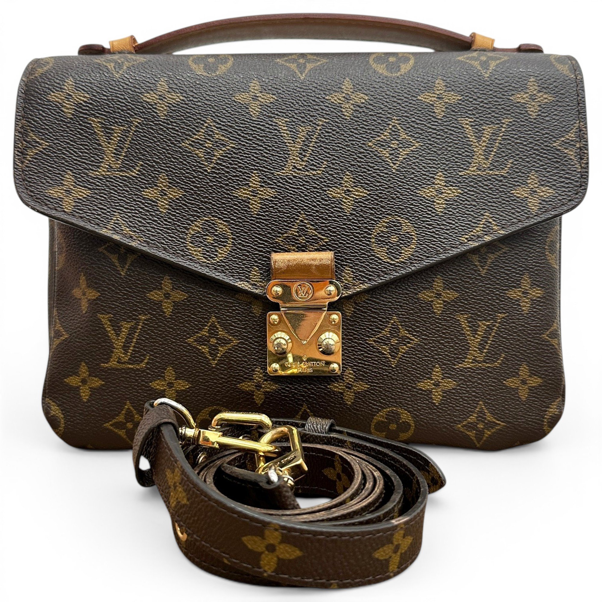 Metis leather handbag