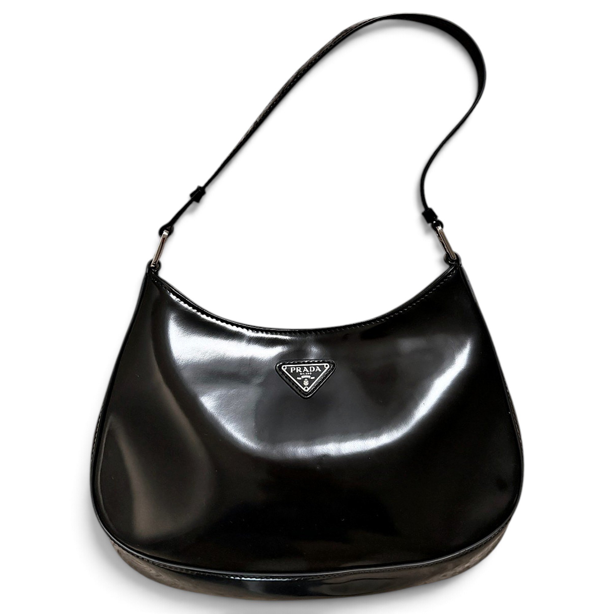 Cleo patent leather handbag