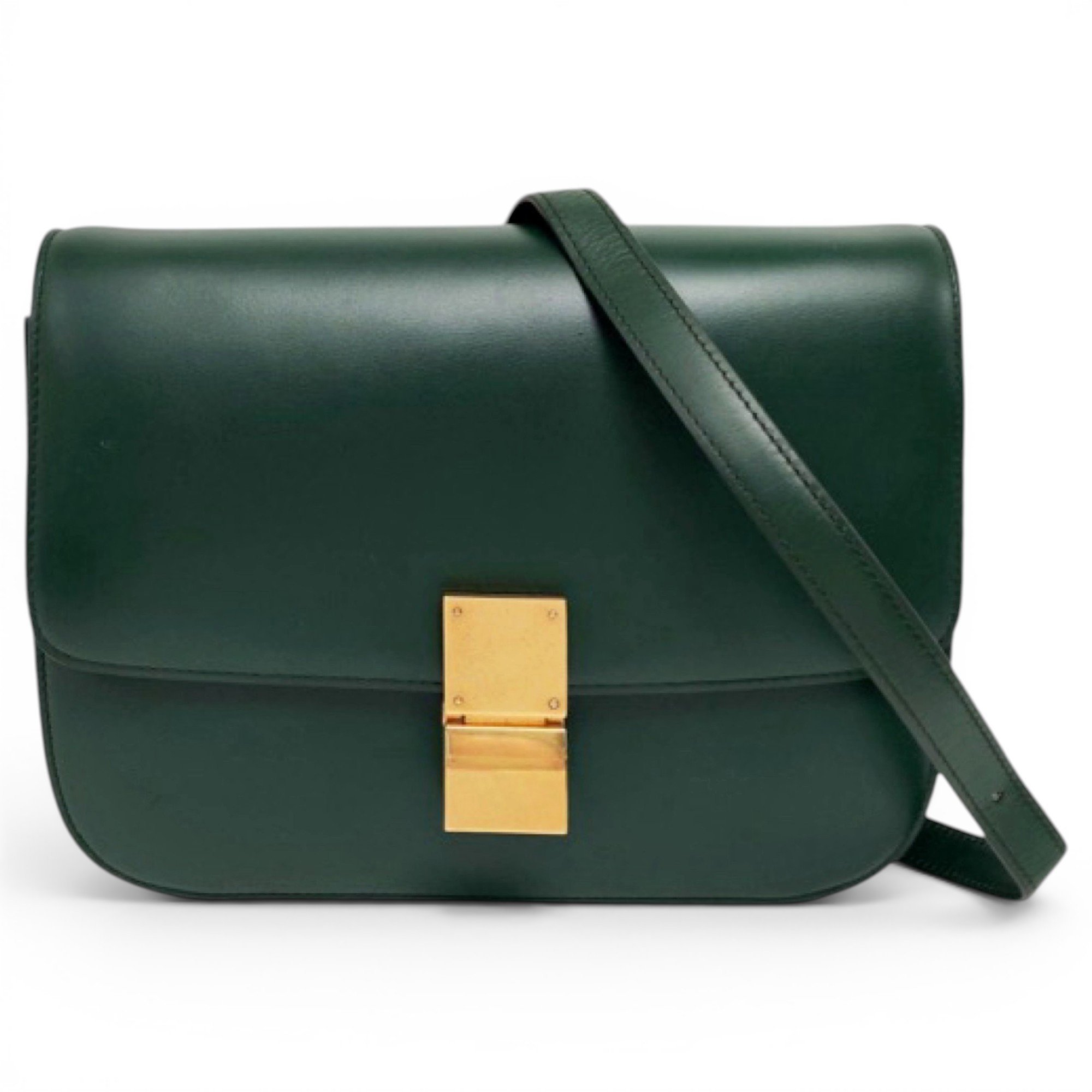 Classic leather handbag