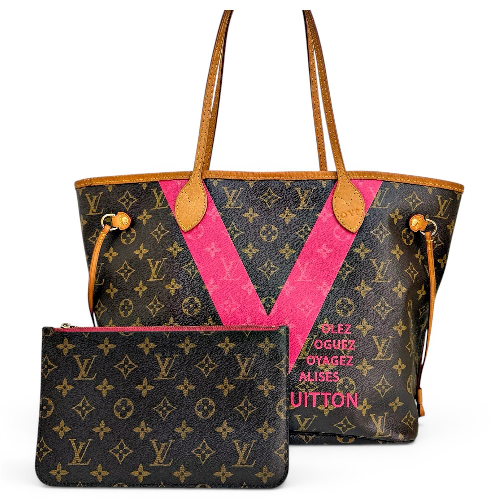 Neverfull leather tote