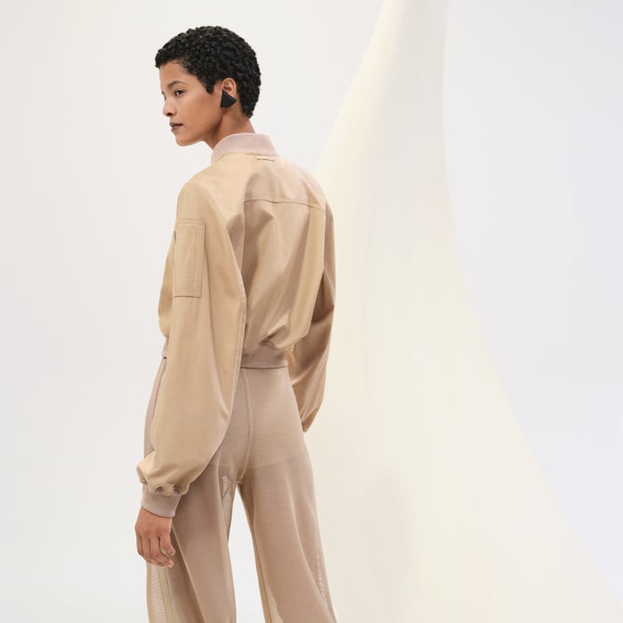 Beige Kraft Twinset Coat