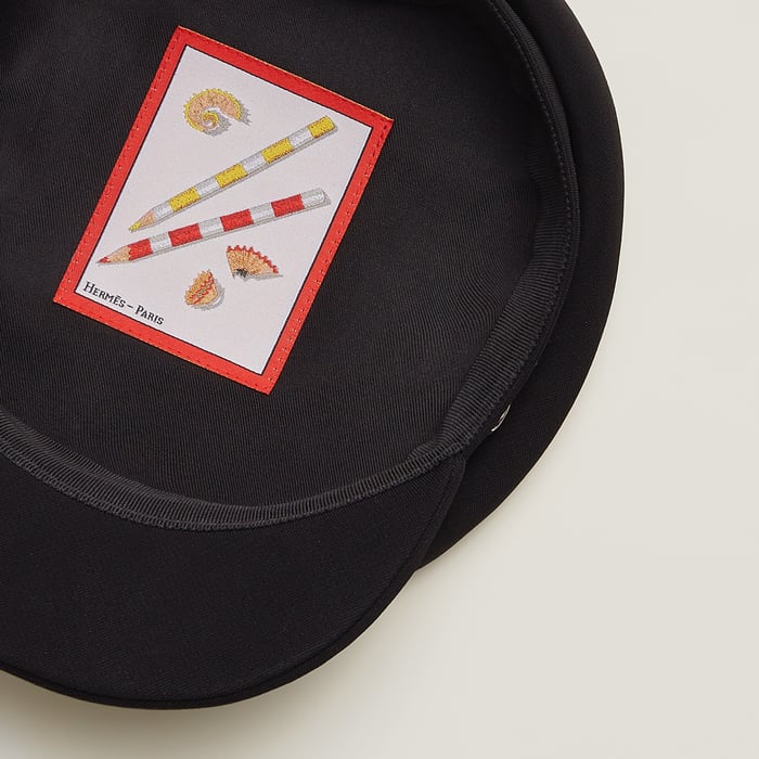 黒 キャスケット 《ヴォーバン》 ミラノジャージー