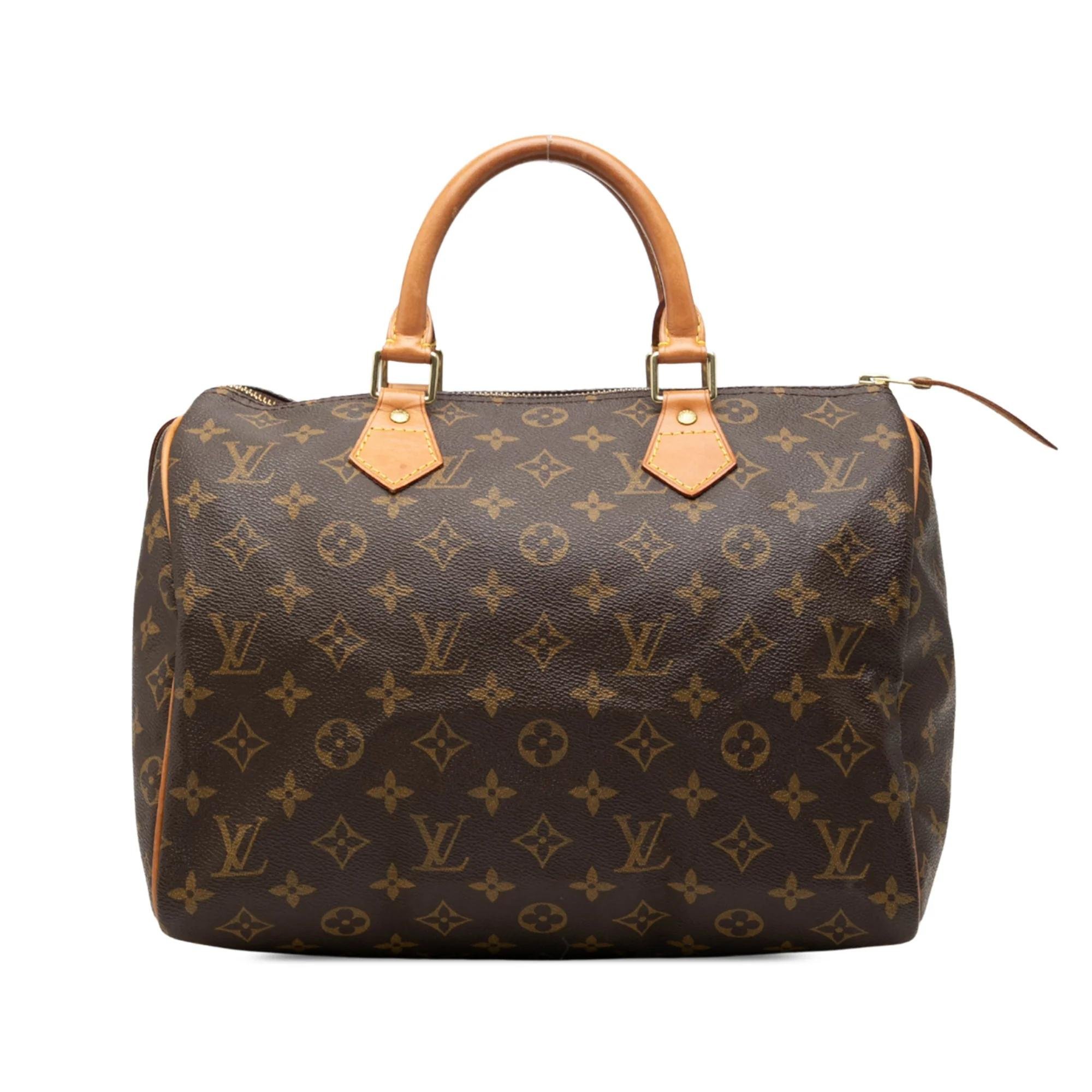 Speedy leather handbag