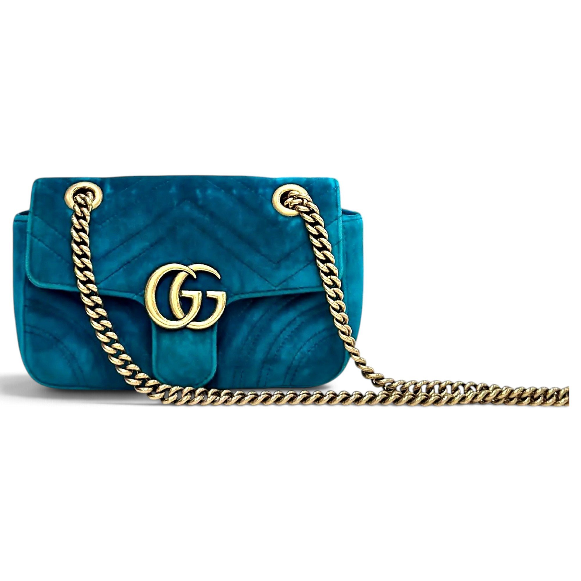 Marmont velvet crossbody bag