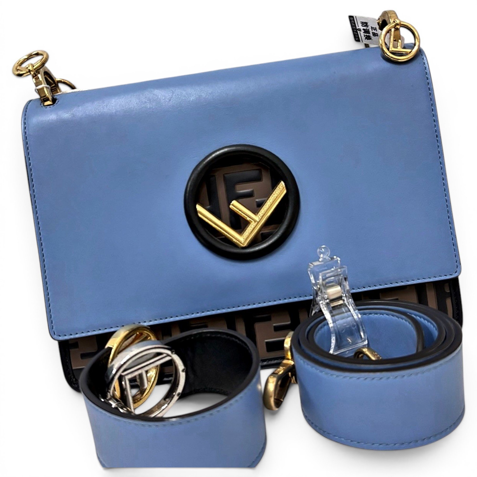 Kan I Logo leather handbag