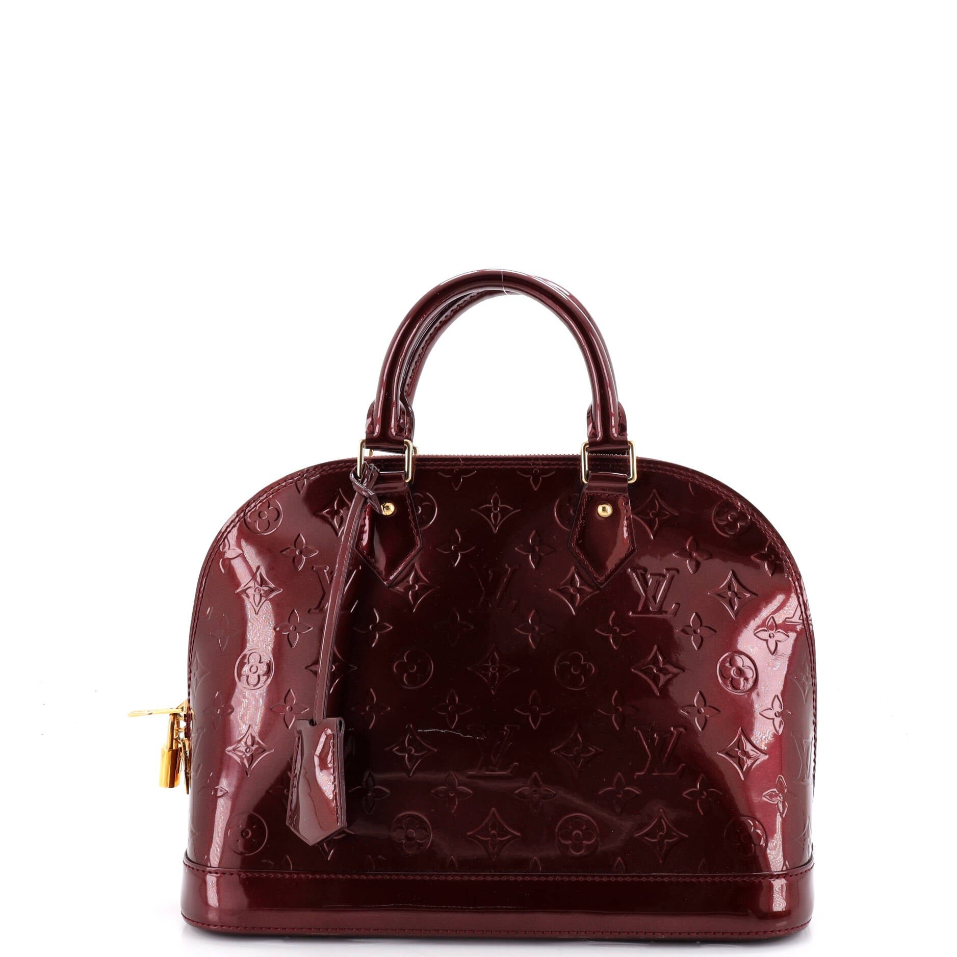 Alma Handbag Monogram Vernis PM