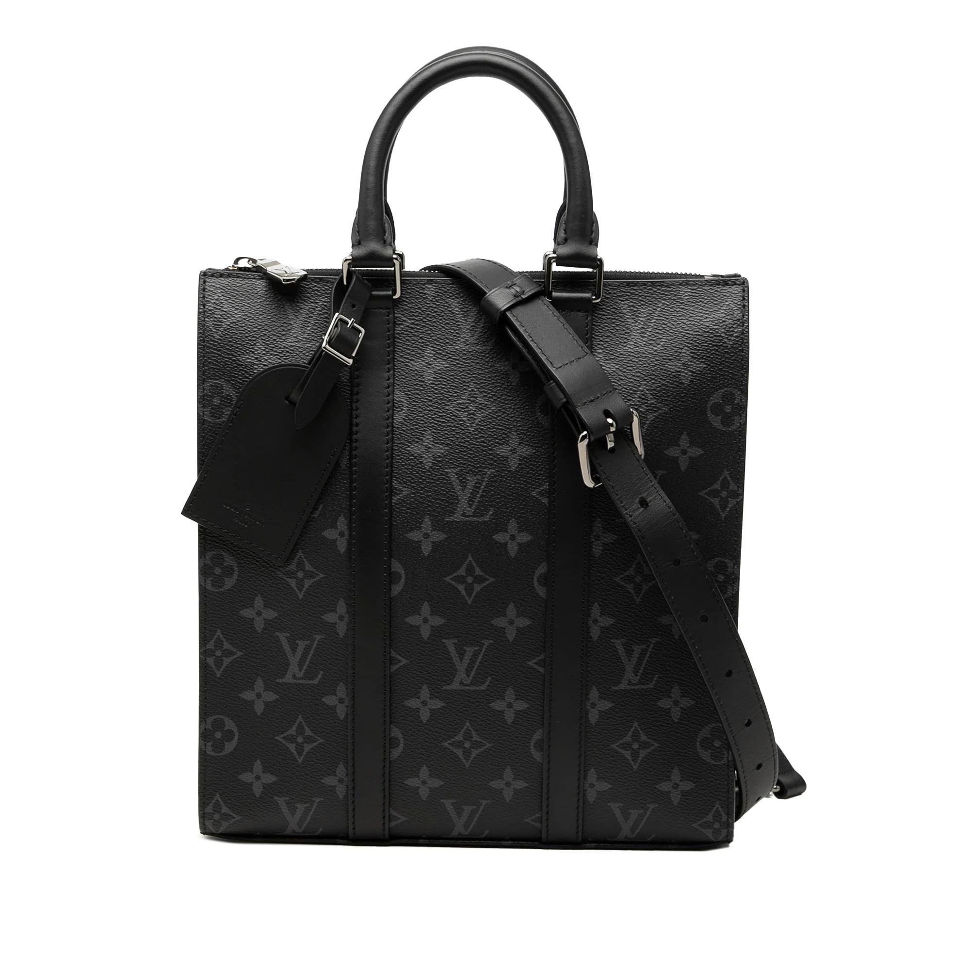 Plat leather satchel