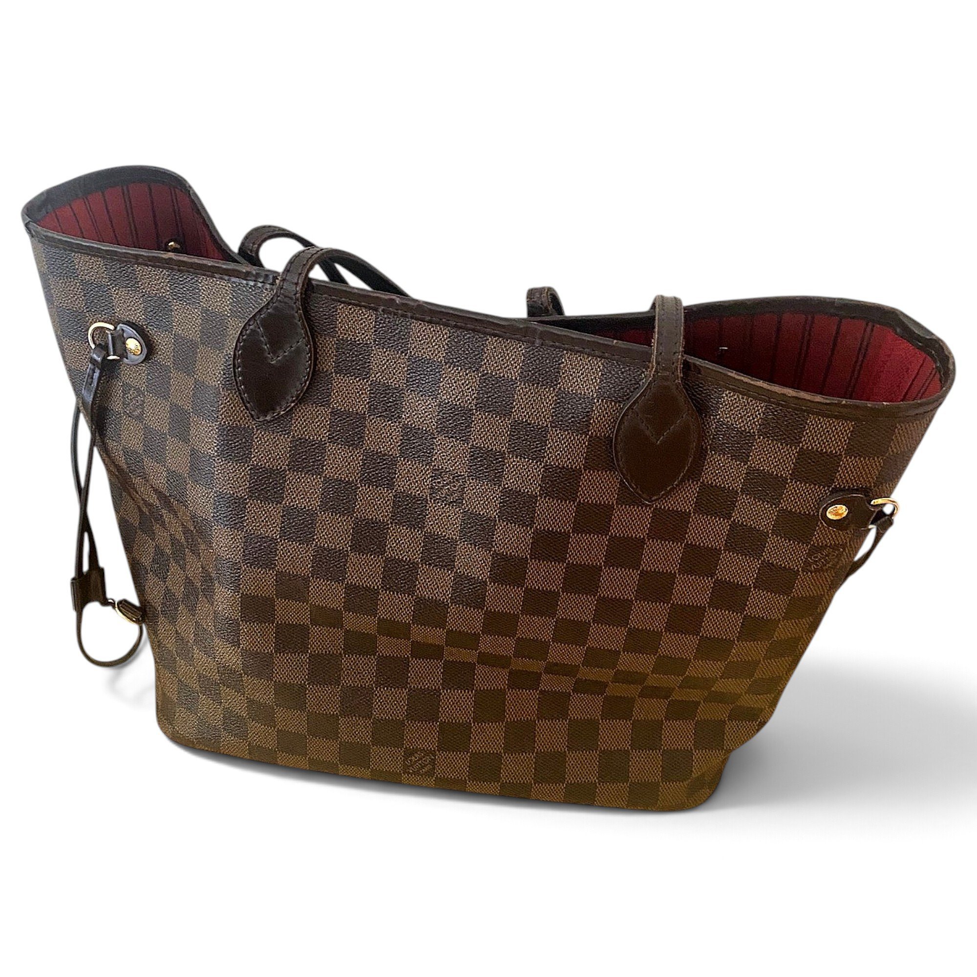 Louis Vuitton Neverfull leather tote