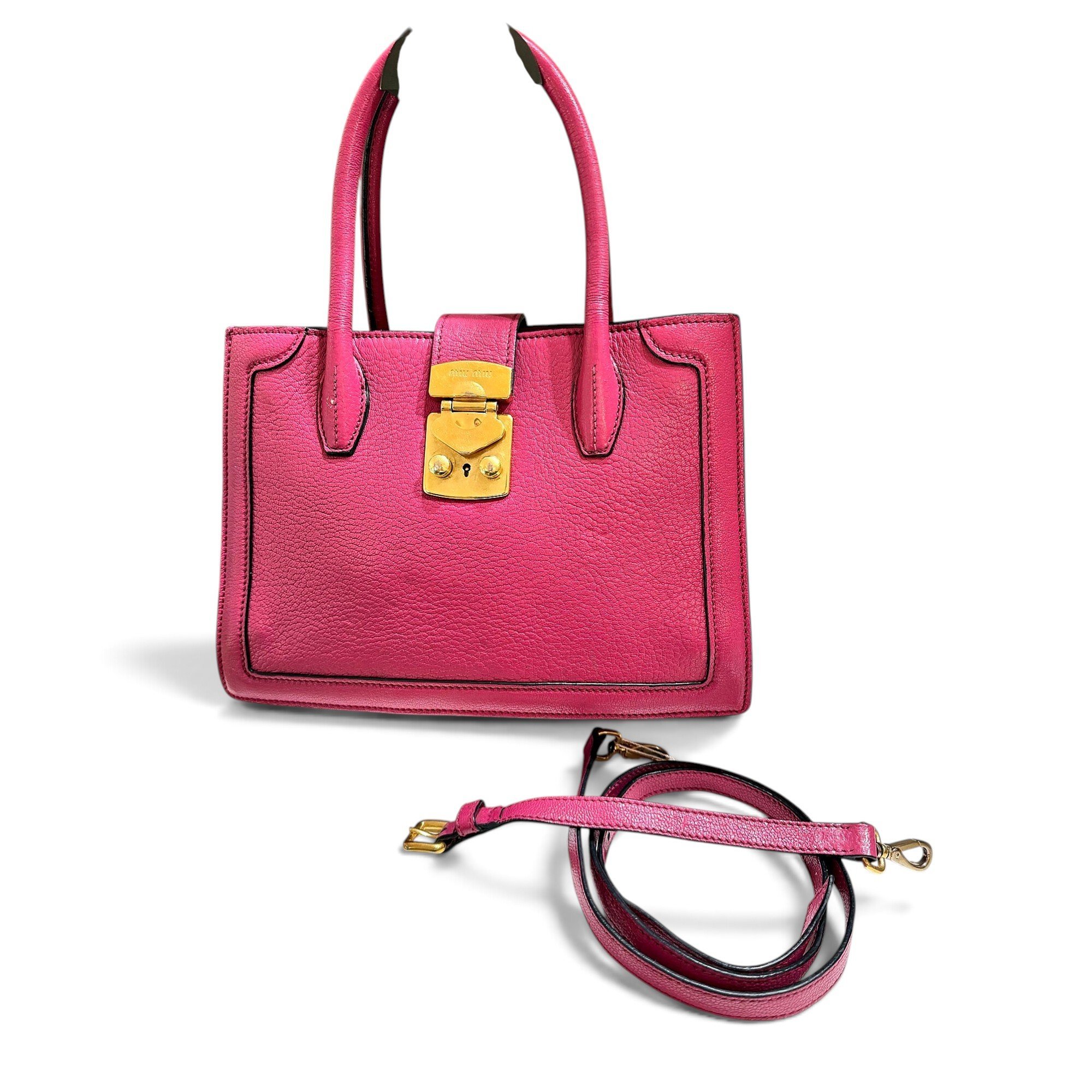 Leather handbag