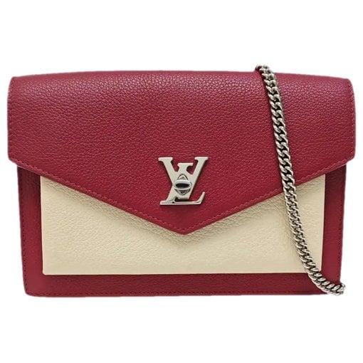 Lockme leather crossbody bag