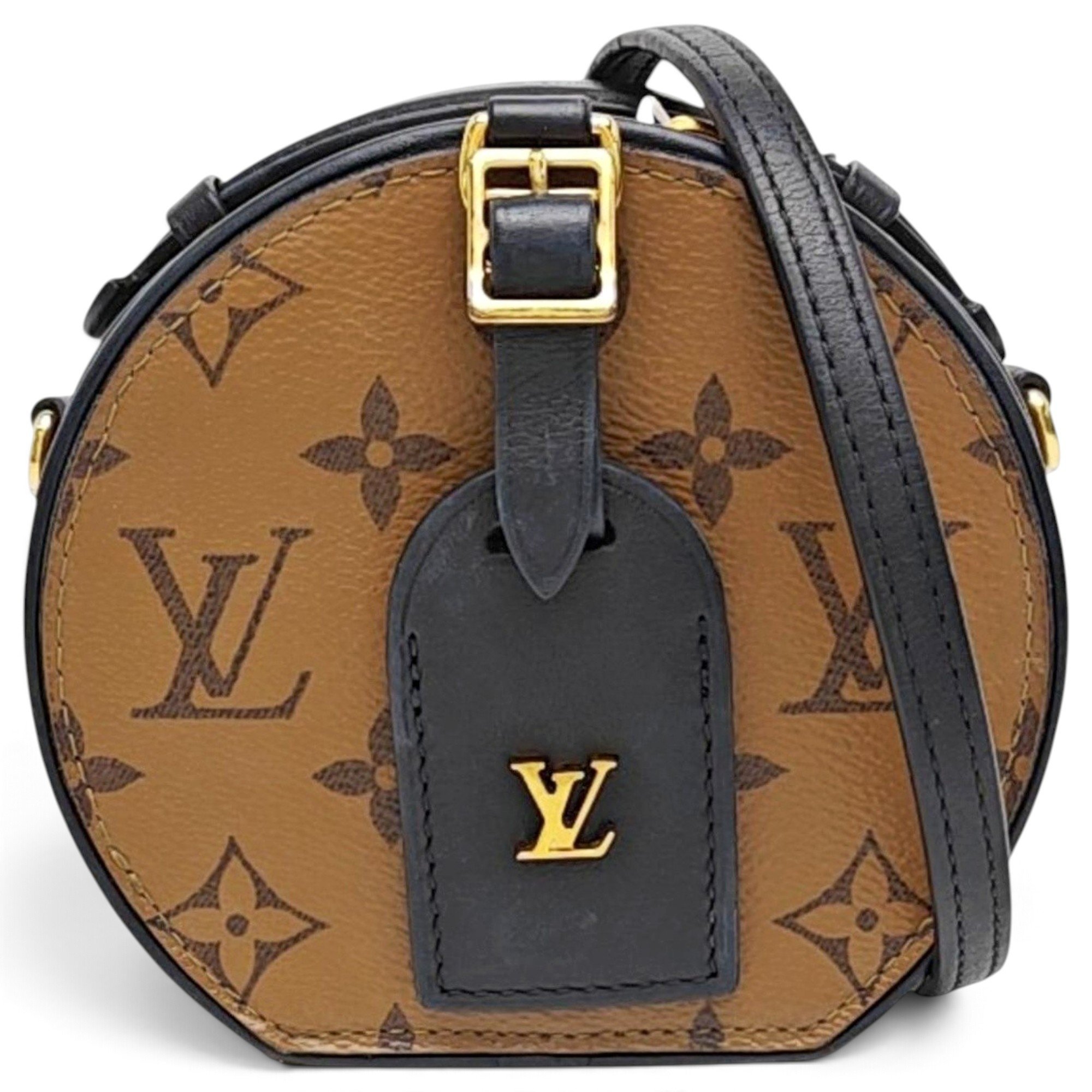 Micro boite chapeau leather handbag