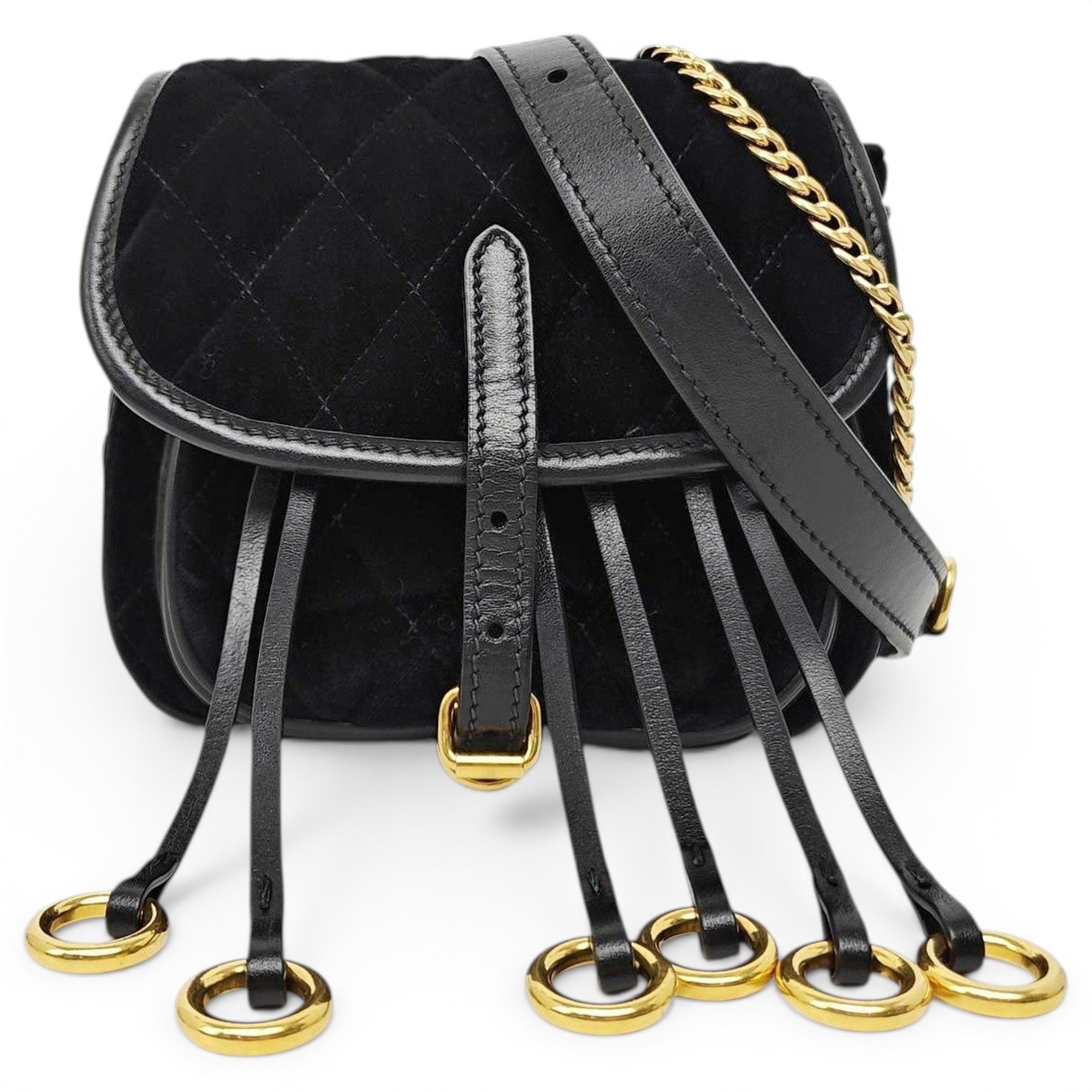Velvet handbag
