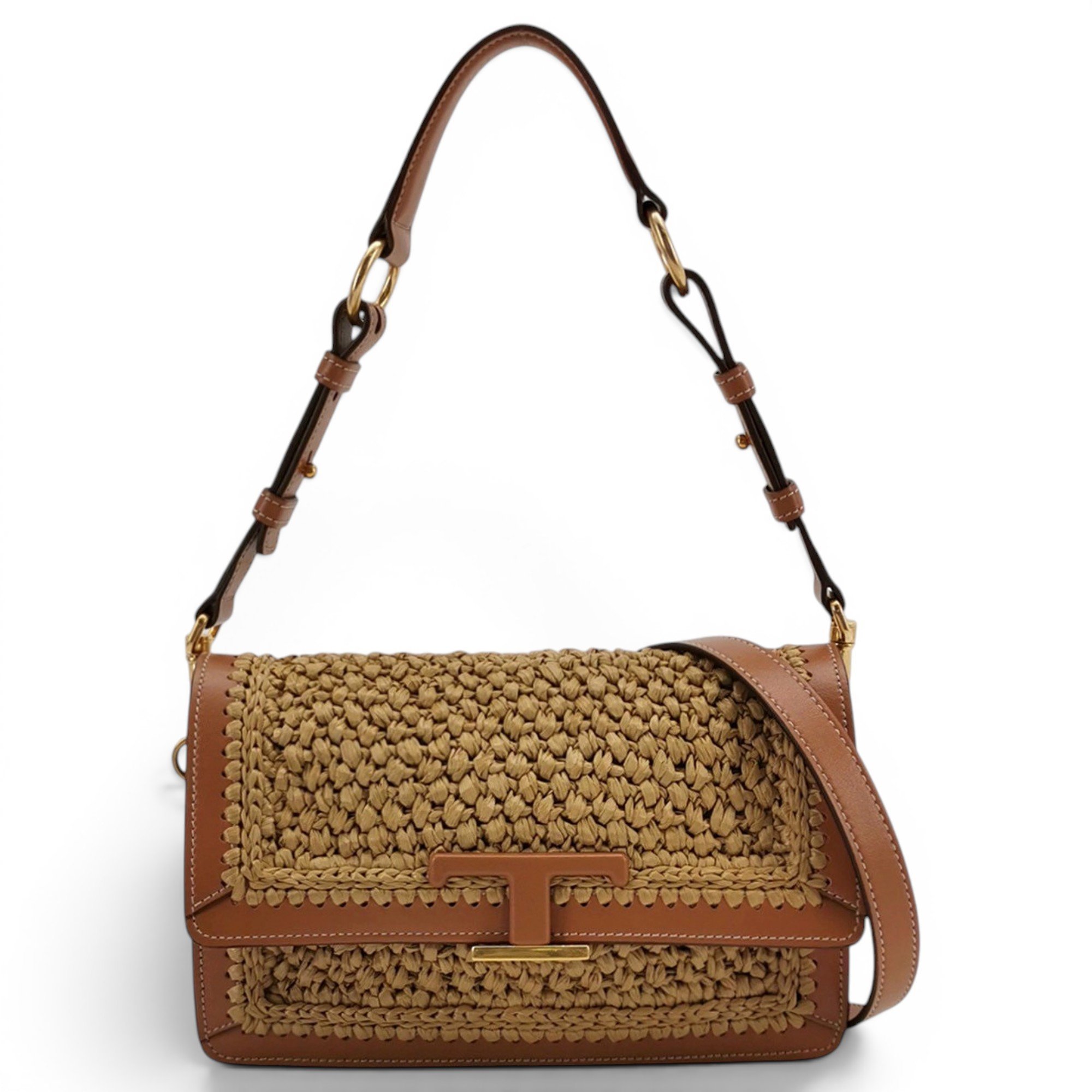 D Bag leather handbag