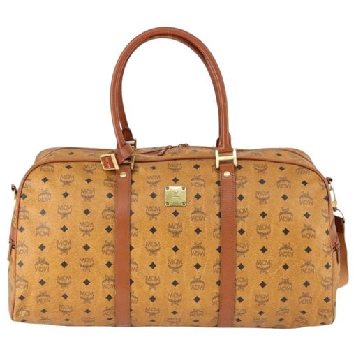Boston leather bowling bag