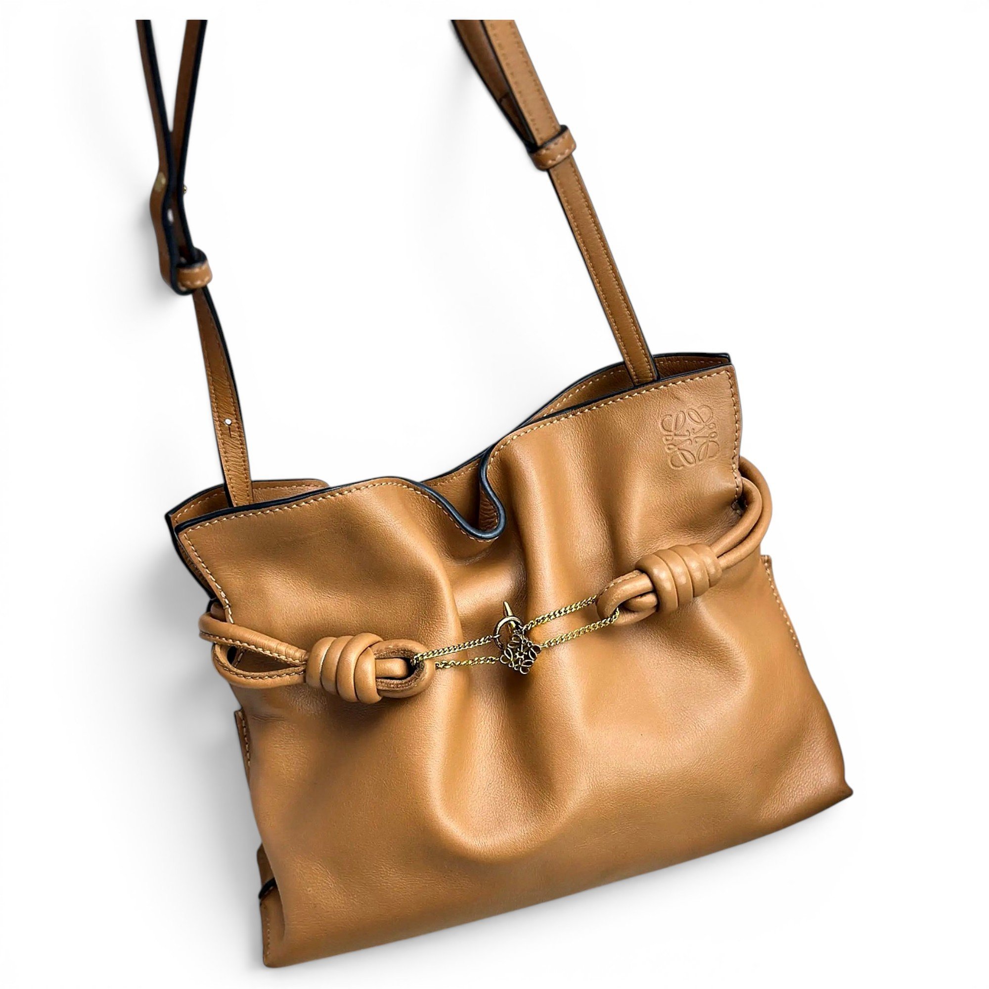 Flamenco leather handbag