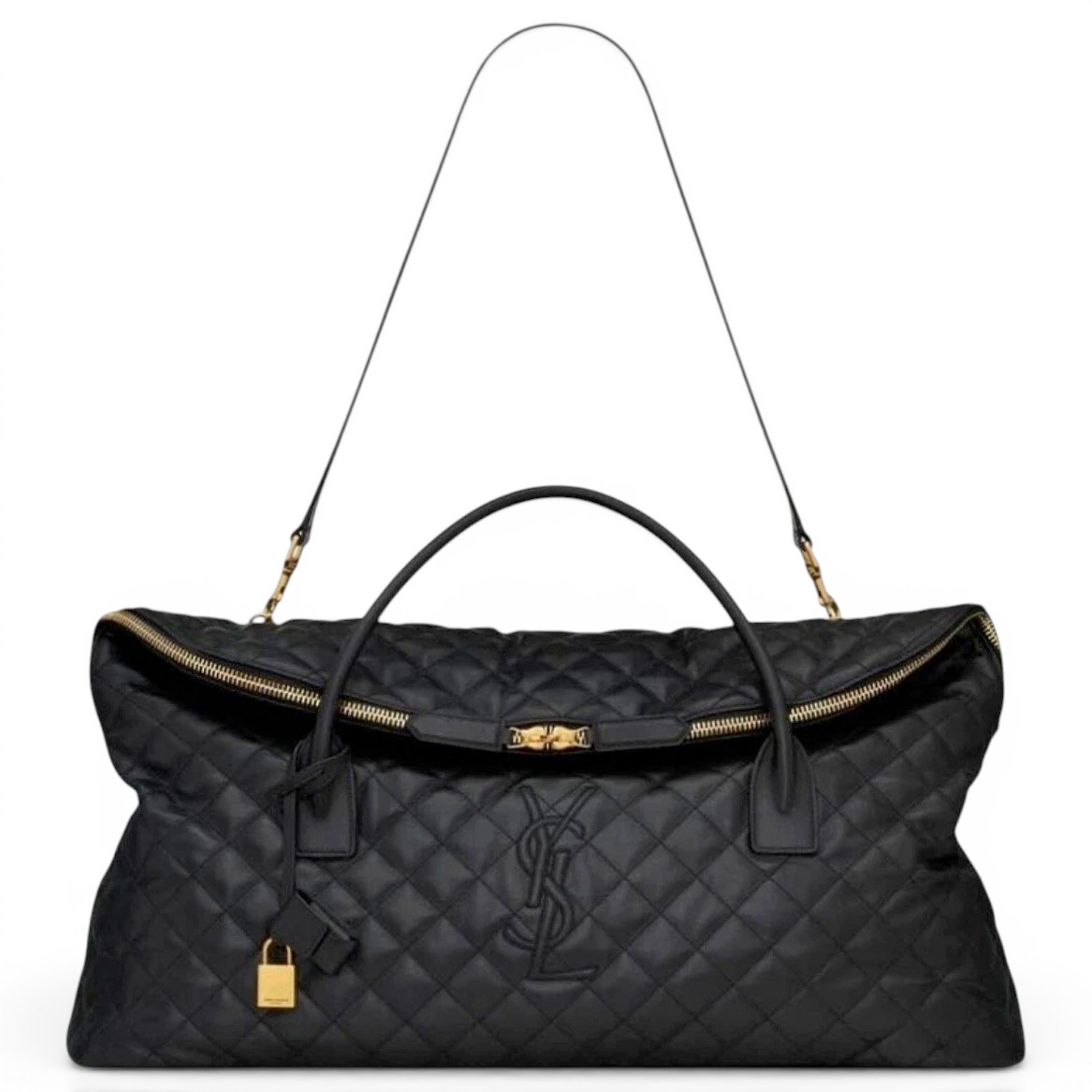 Leather travel bag
