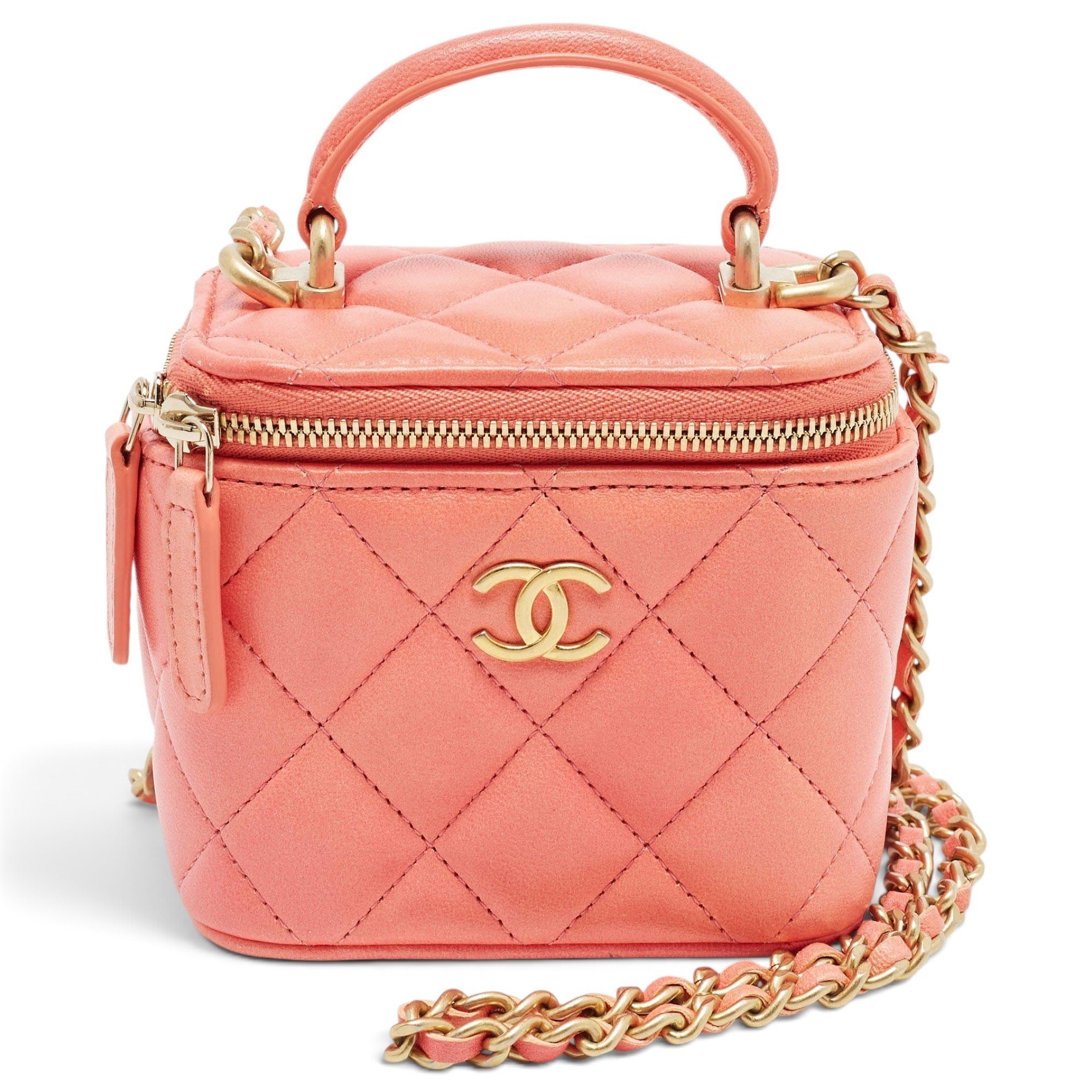 Trendy CC Vanity leather mini bag