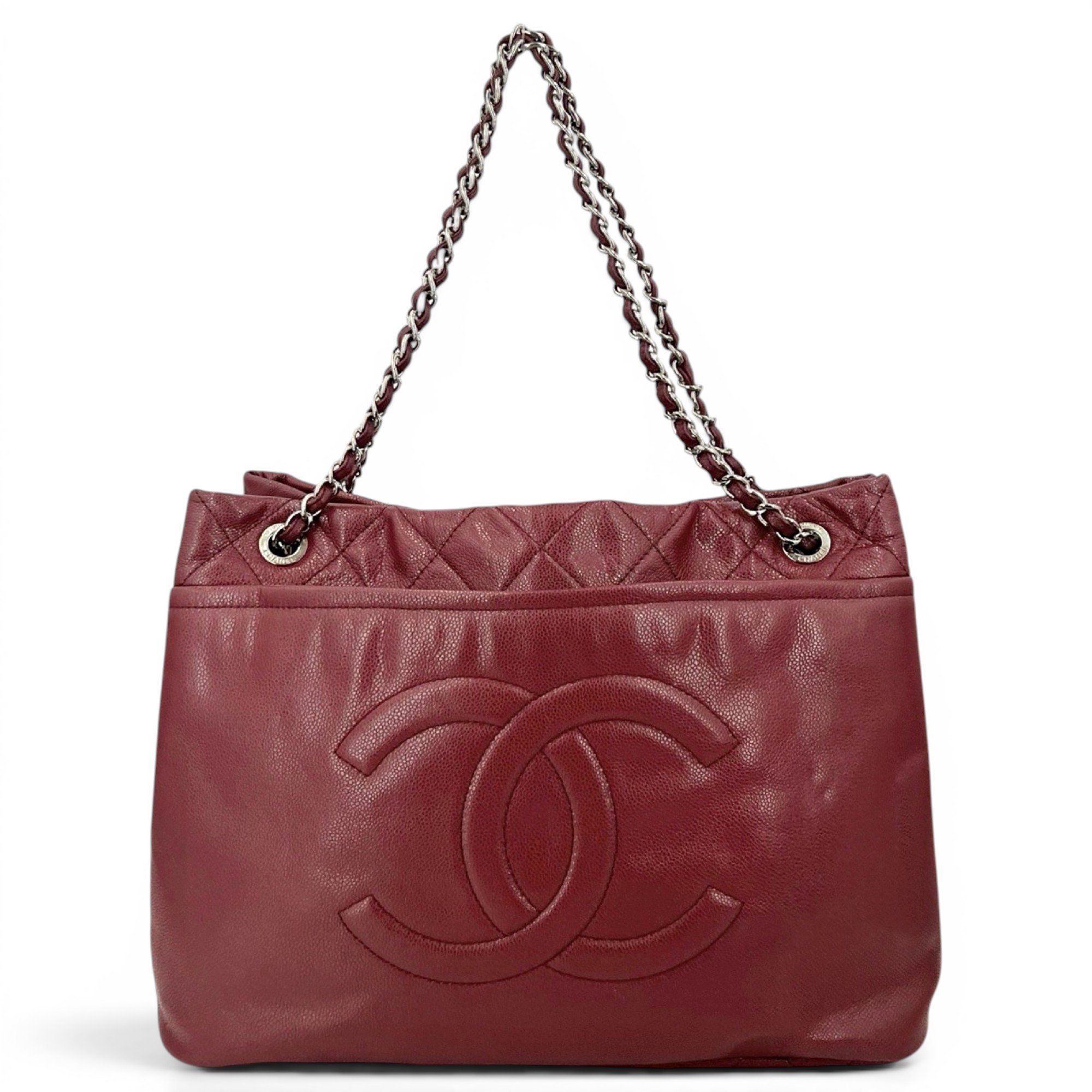 Leather tote