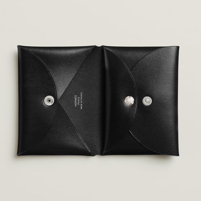 Noir Calvi Duo Compact Card Holder