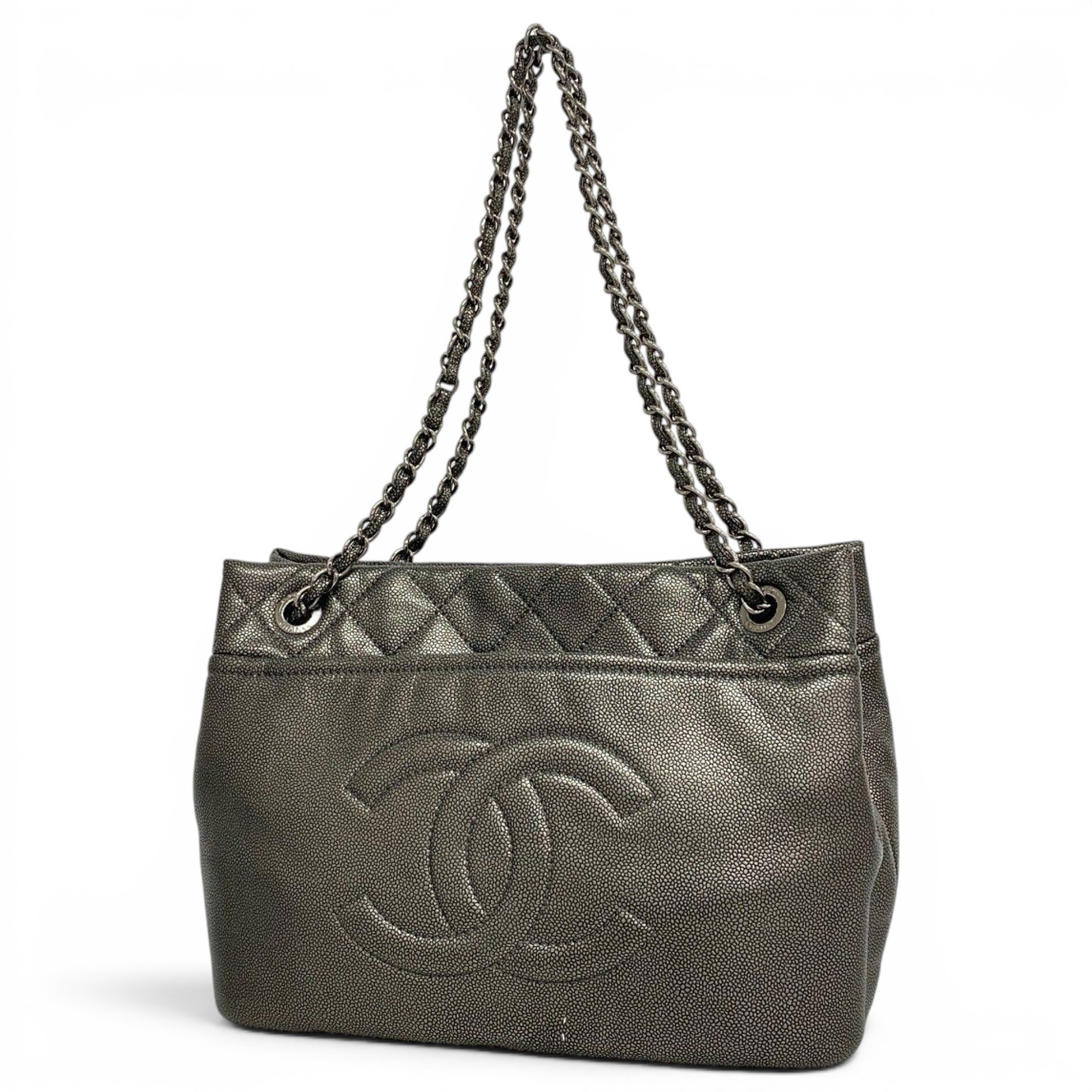 Leather tote