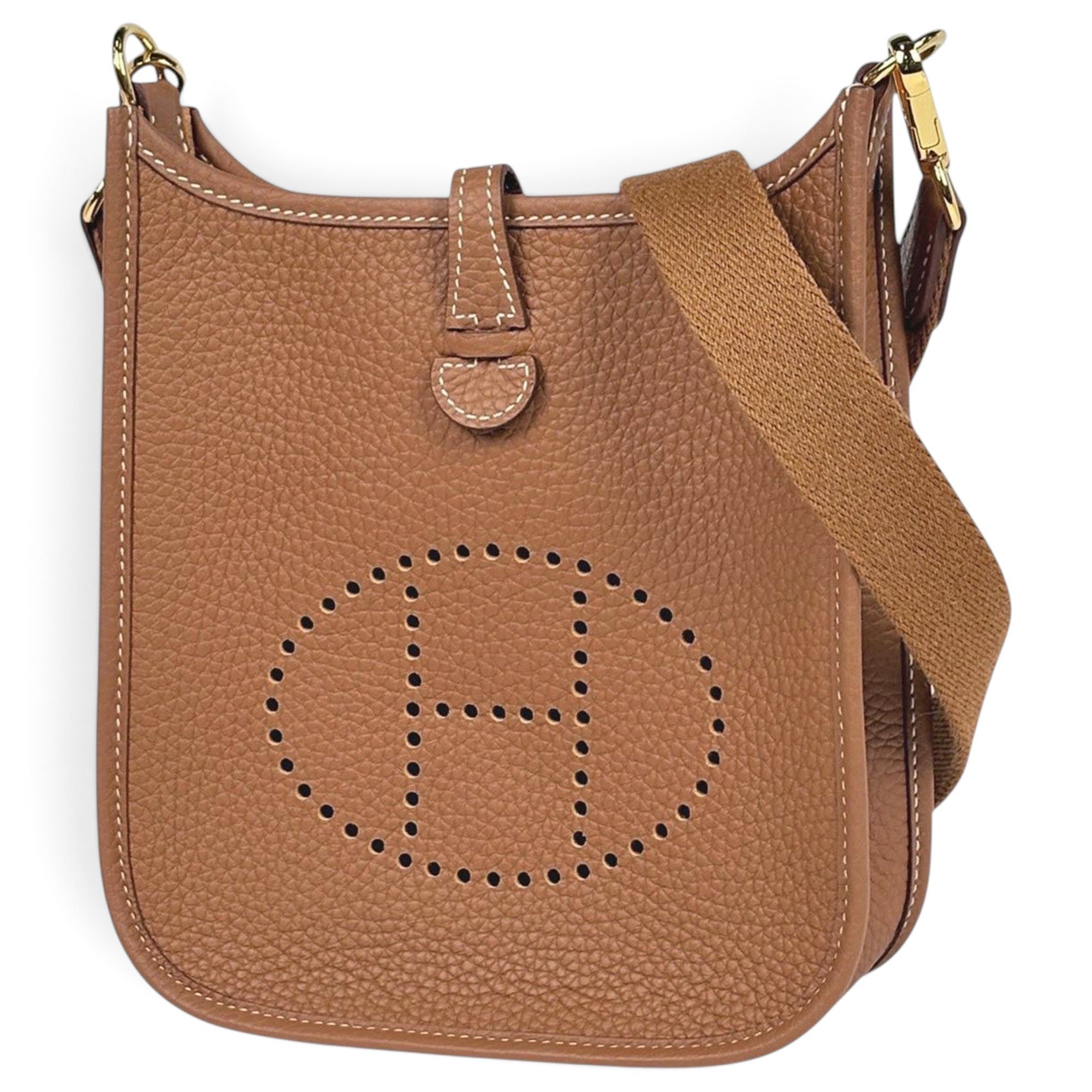 Evelyne leather handbag