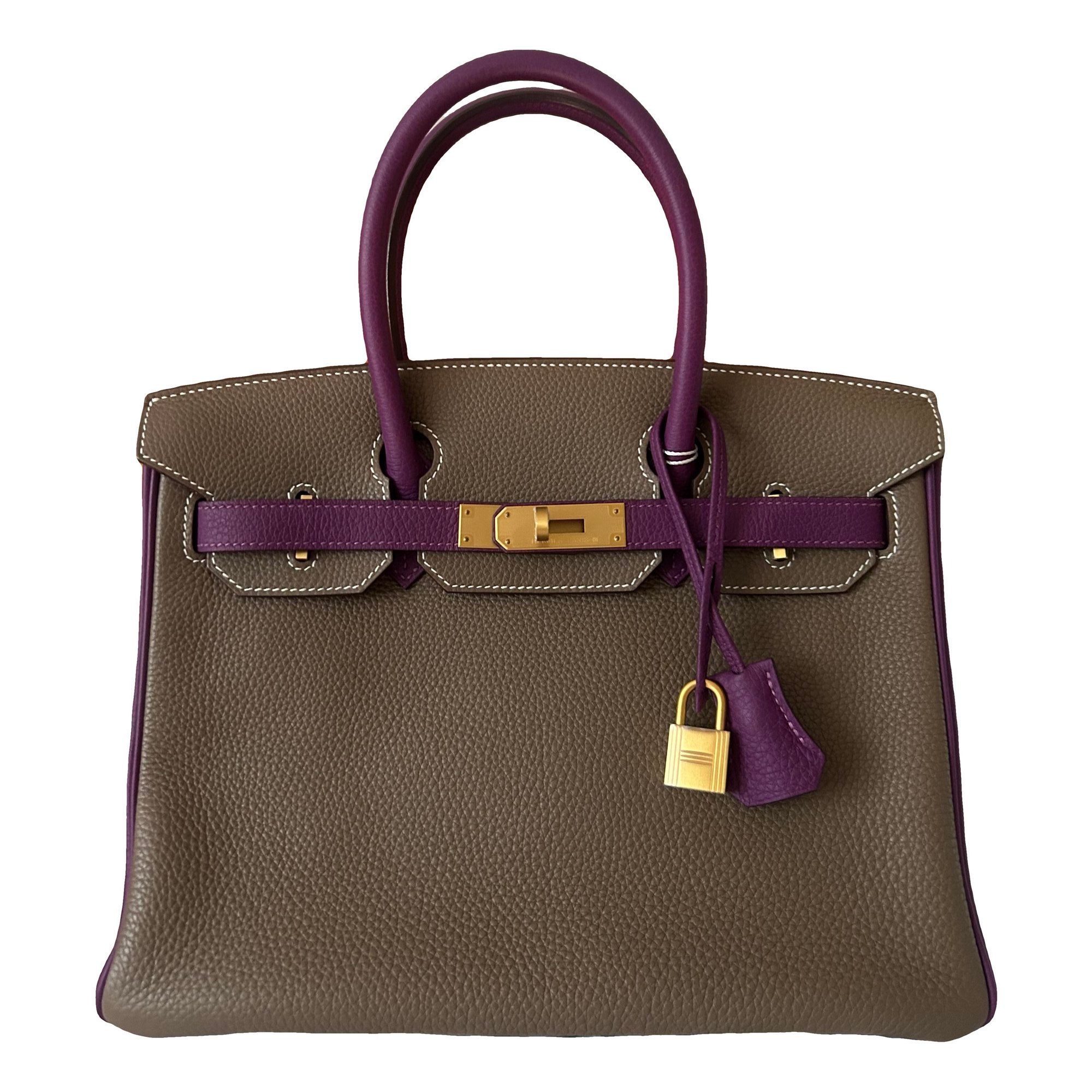 Hermes Birkin 30 Handbag Togo Leather