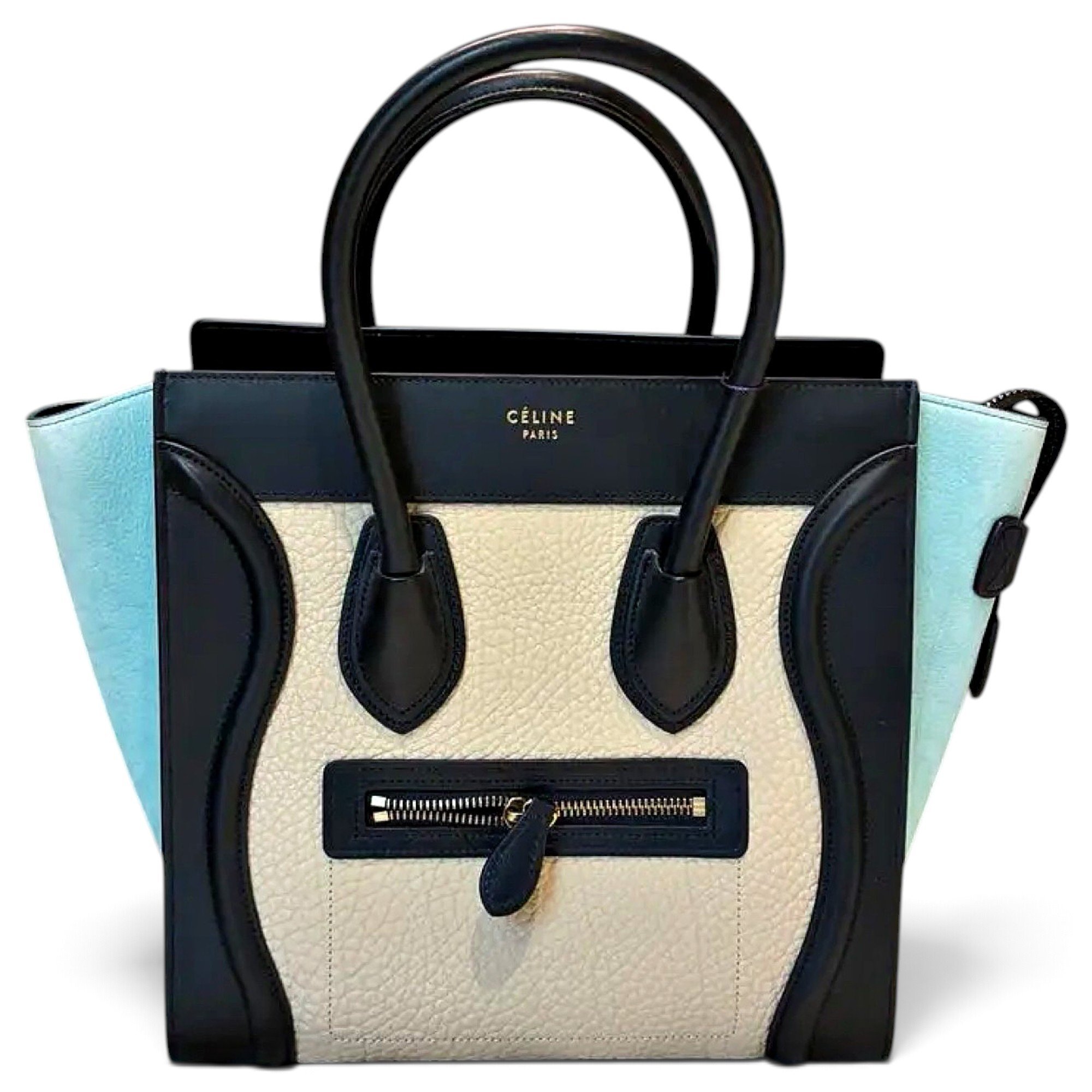 Luggage leather handbag