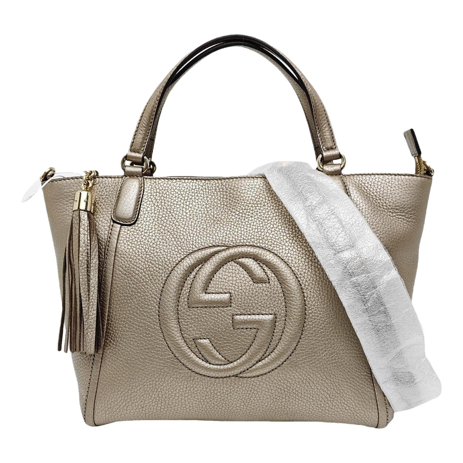 Soho Top Handle leather handbag