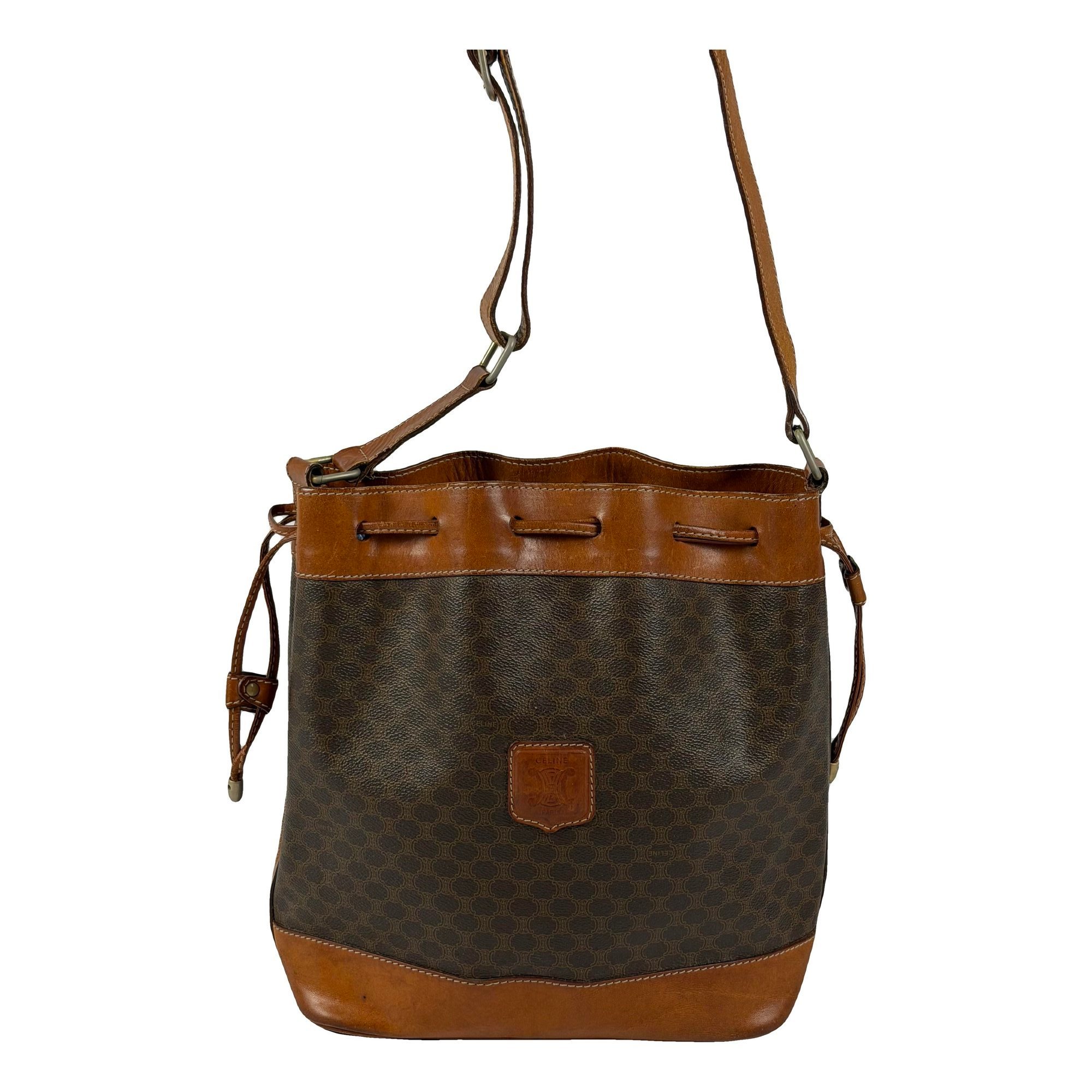 SAC SEAU leather crossbody bag