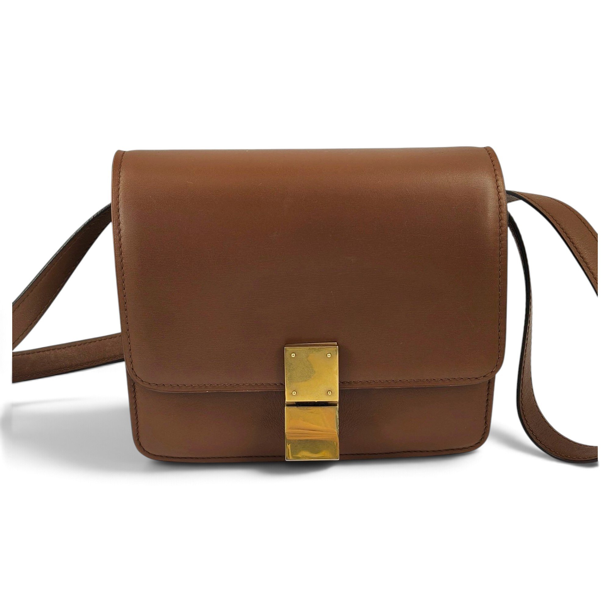 Classic leather handbag