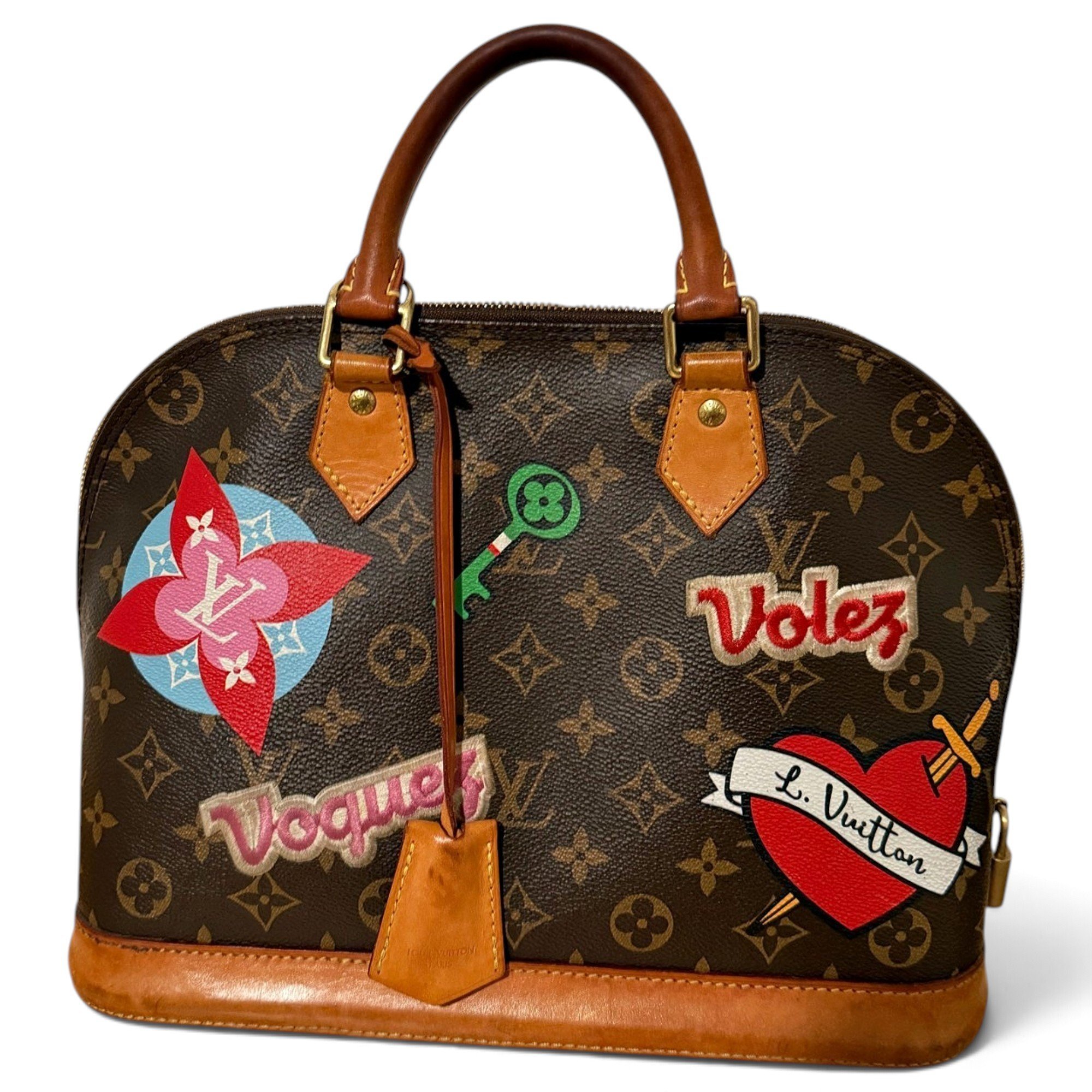 Alma leather handbag