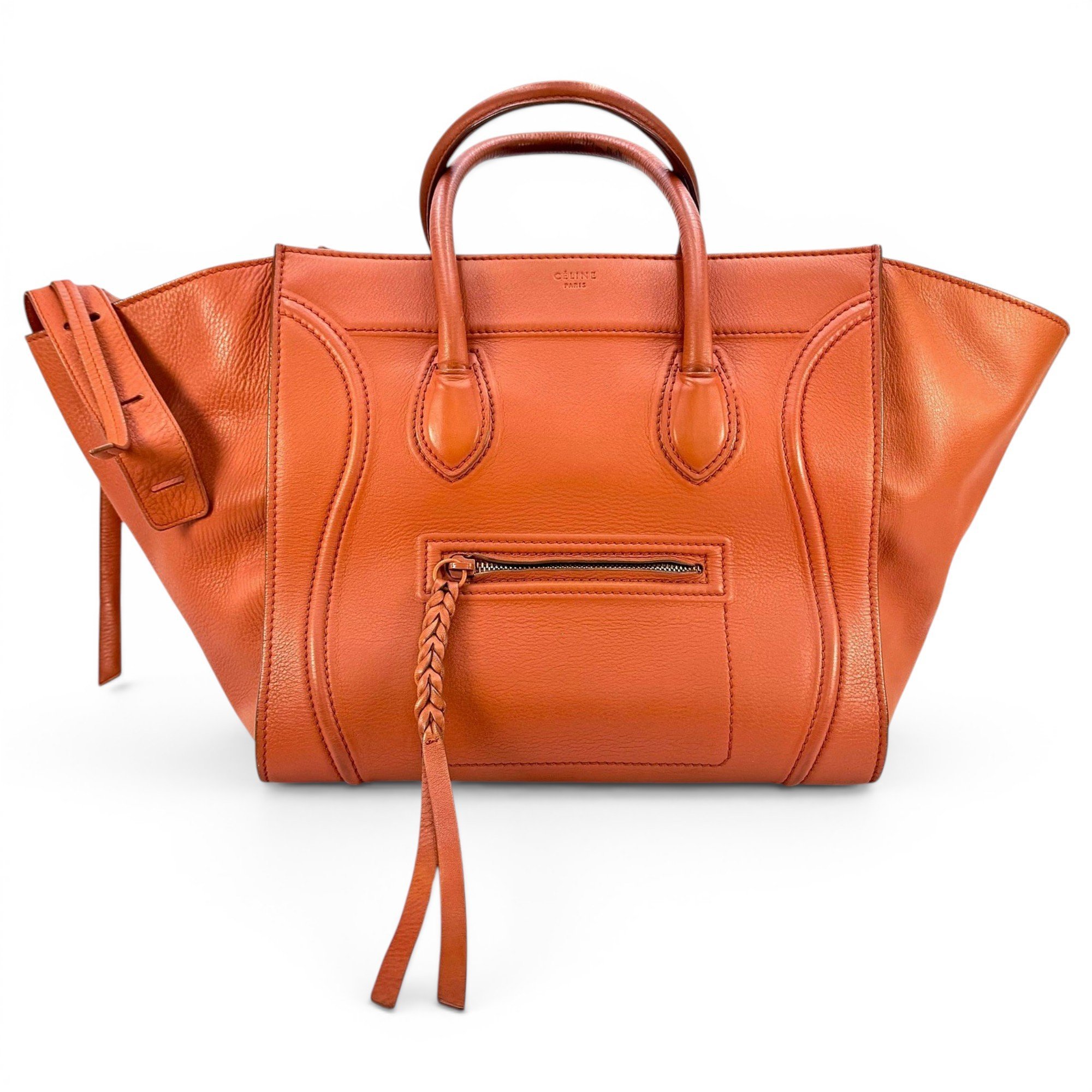 Luggage leather handbag