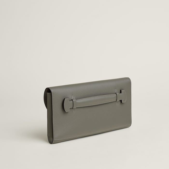 Gris Meyer Hermès Depechette Pouch