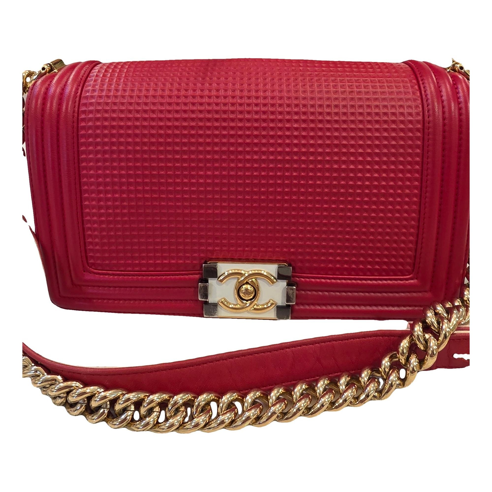 Boy leather crossbody bag