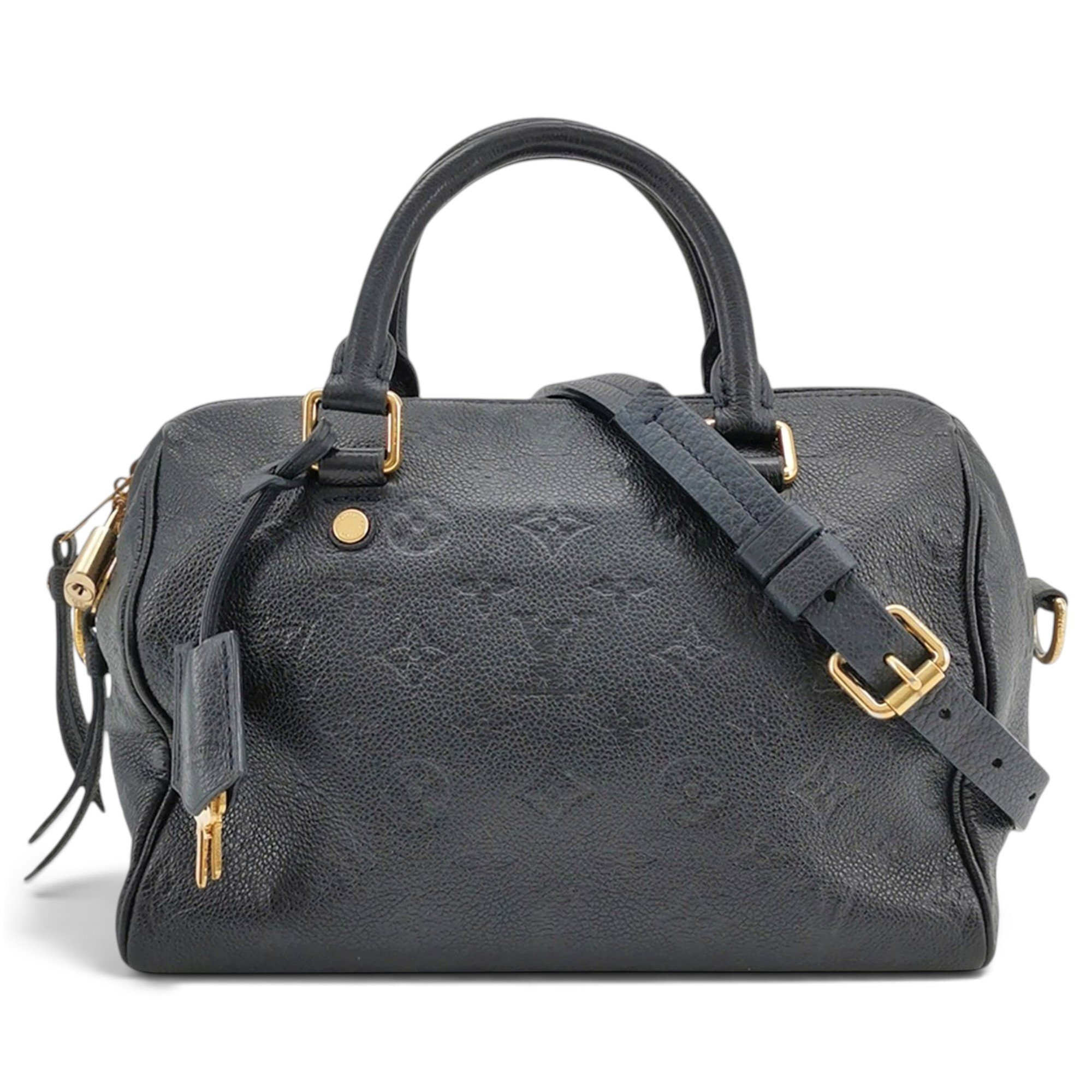 Nano Speedy / Mini HL leather handbag