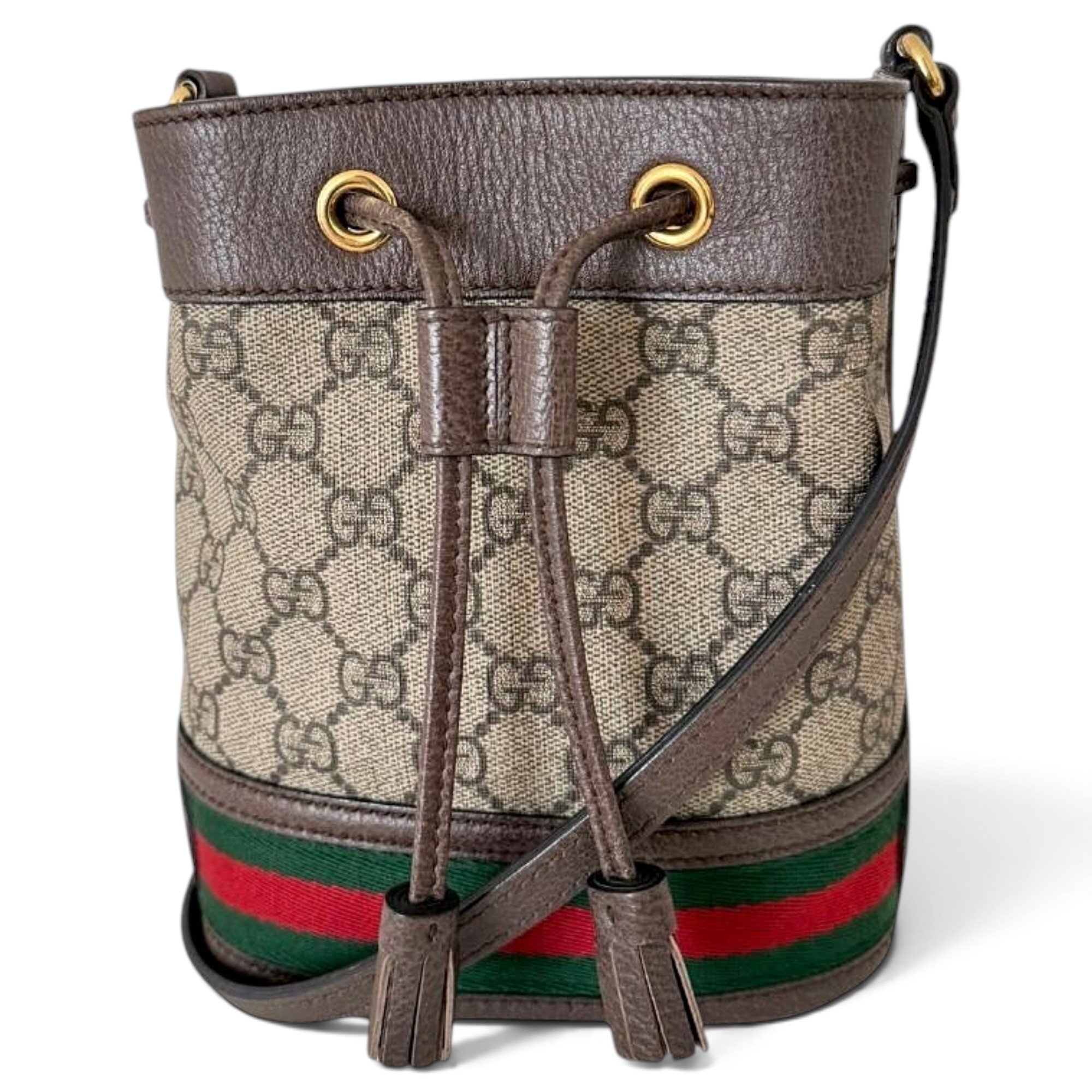 Ophidia Bucket leather bag