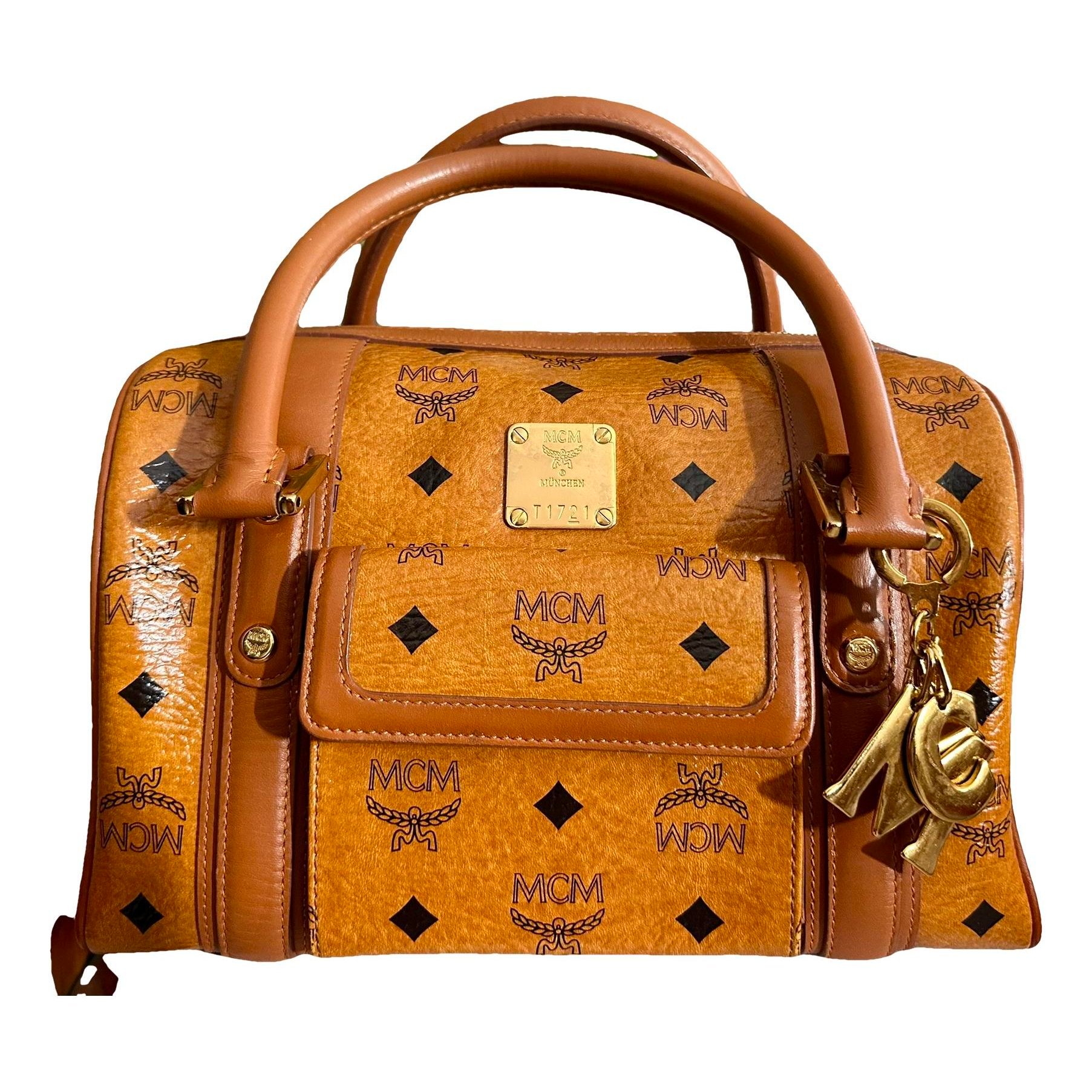 Boston leather handbag