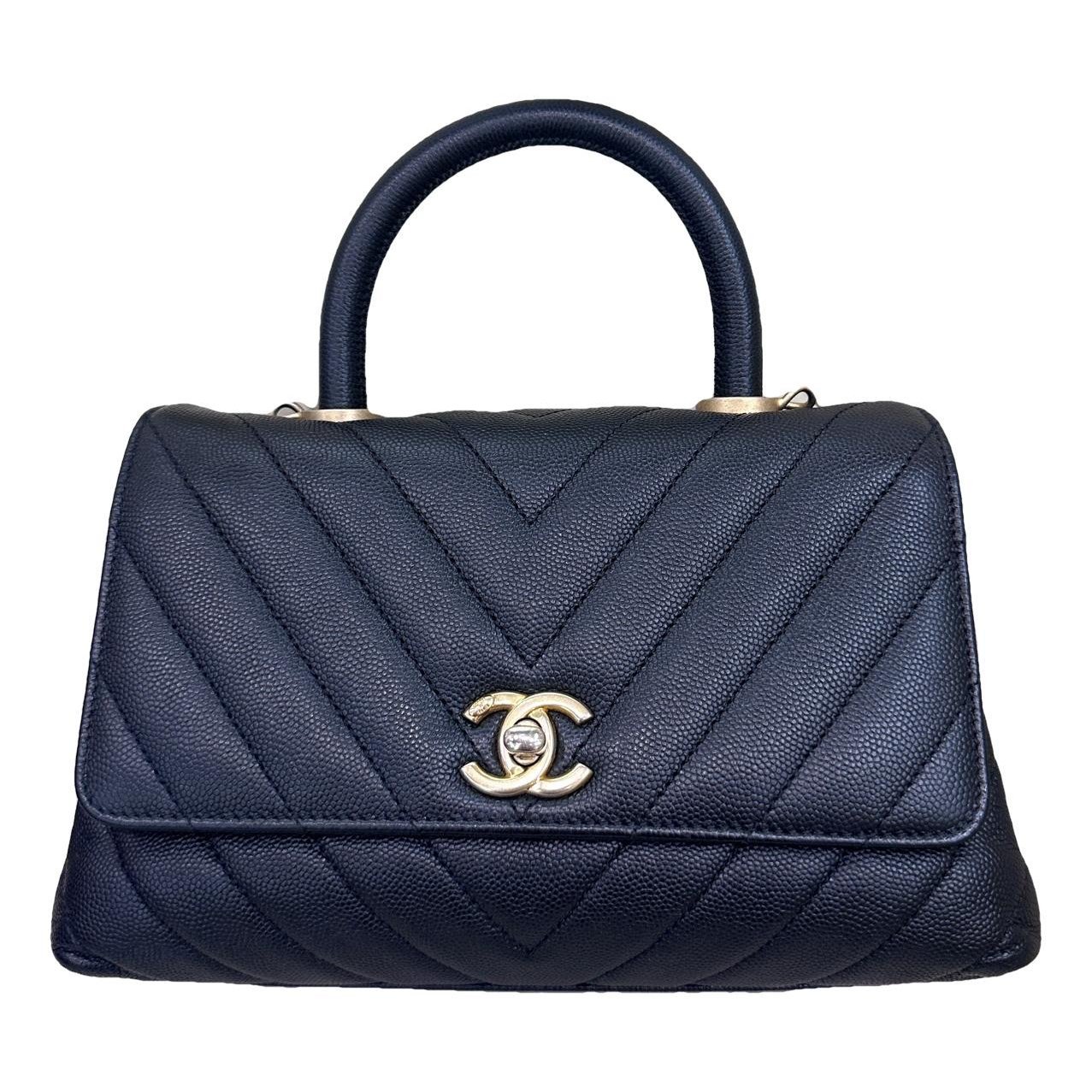 Coco Handle leather handbag