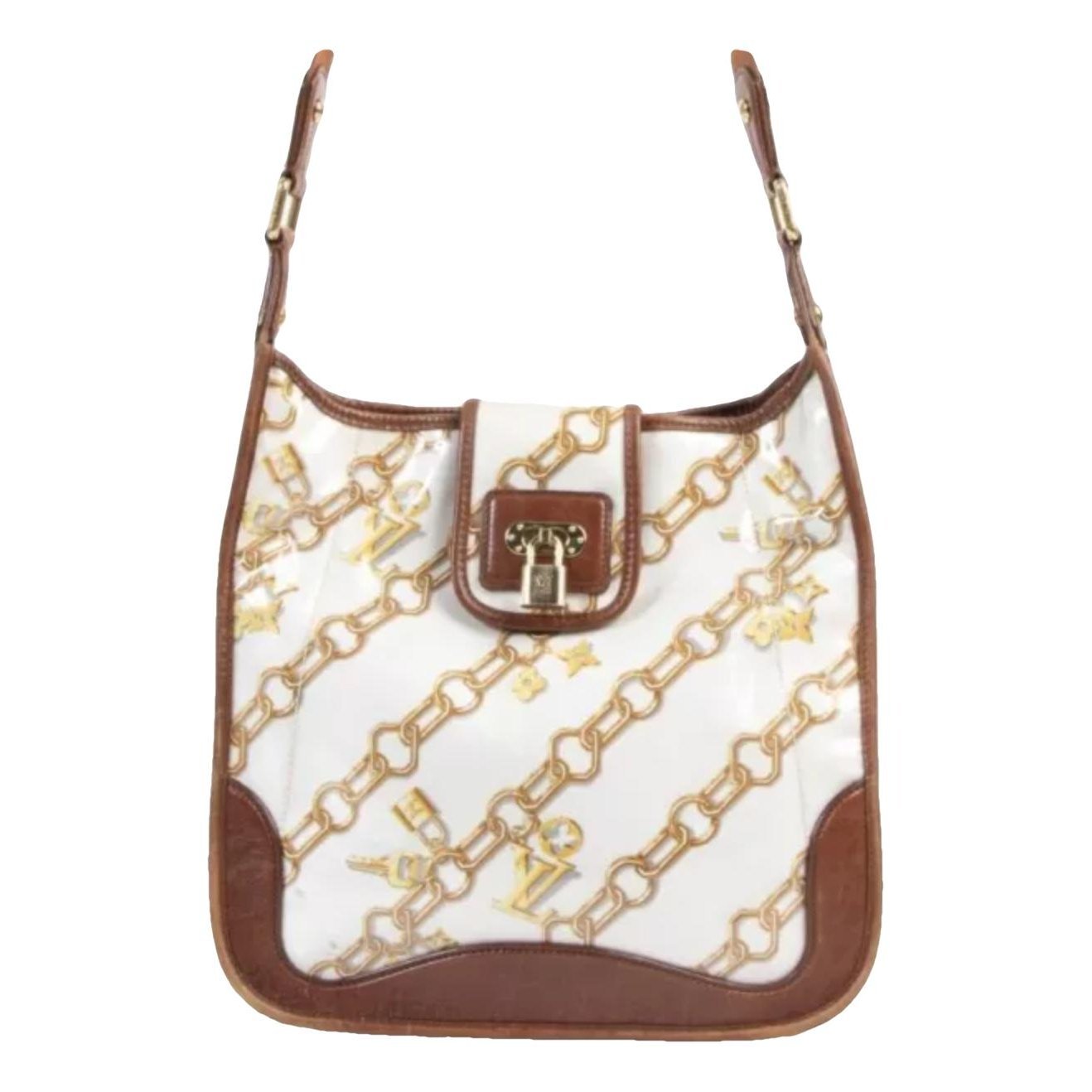 Musette leather handbag