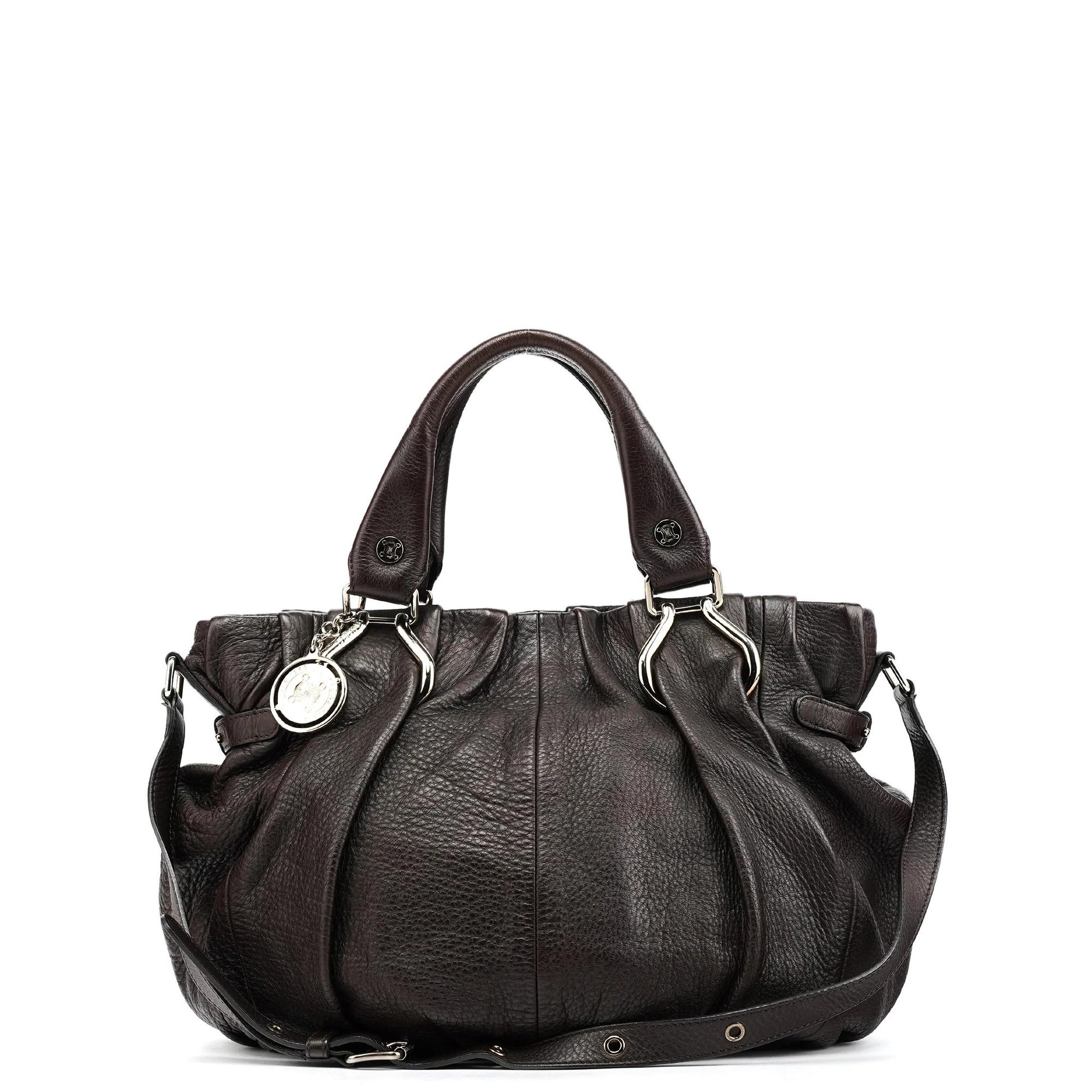 Classic leather crossbody bag