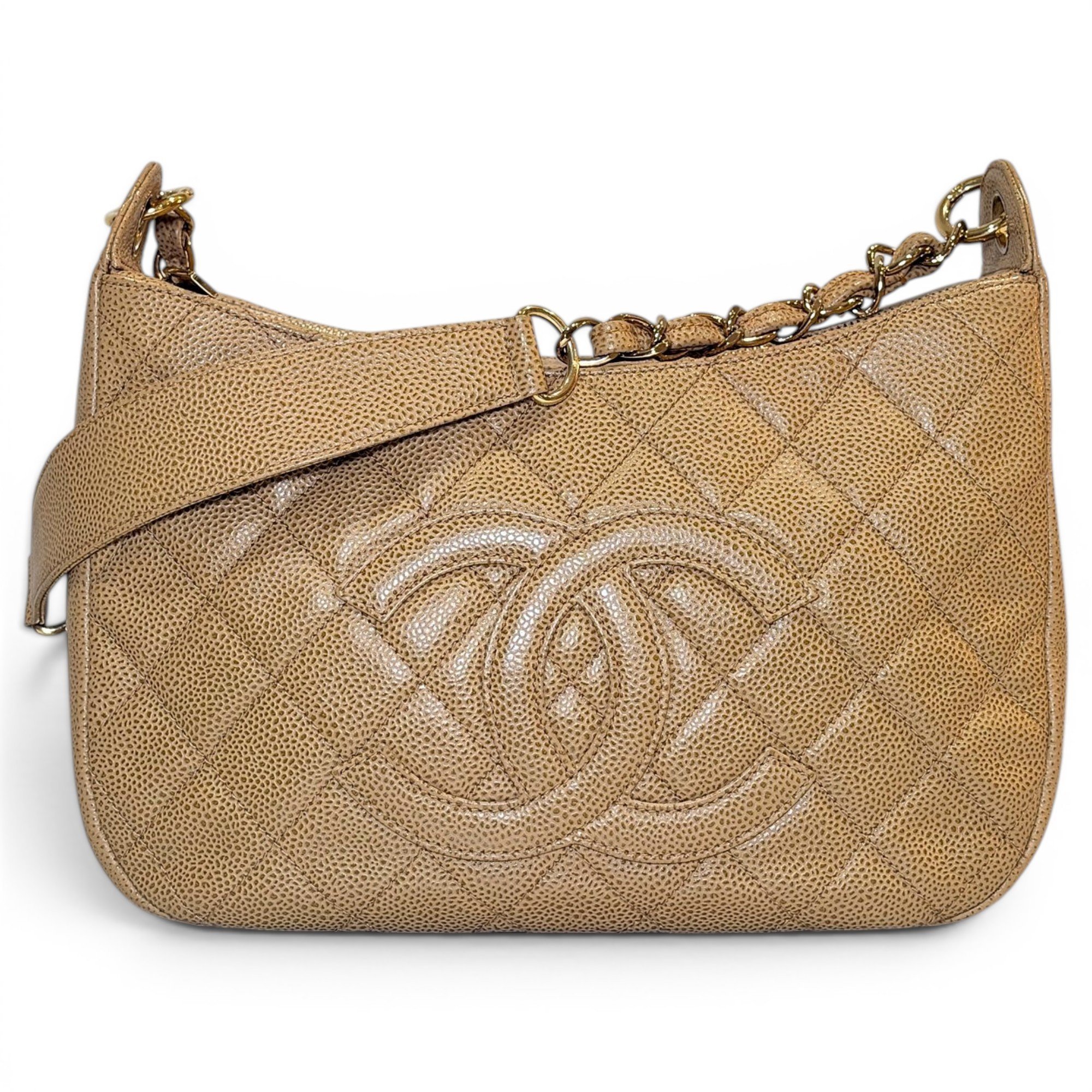 Vintage CC Chain leather handbag